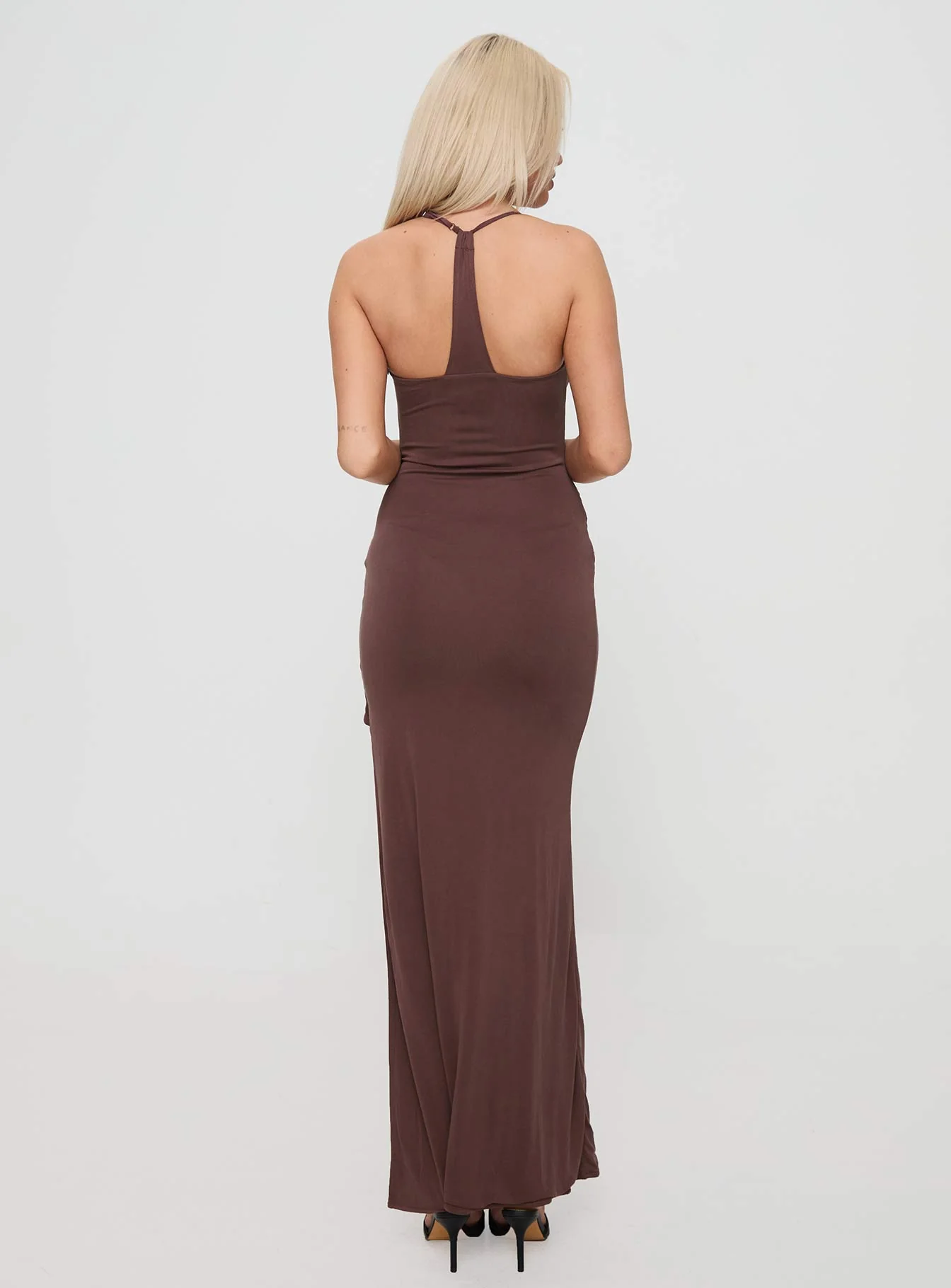 Marchesi Maxi Dress Chocolate