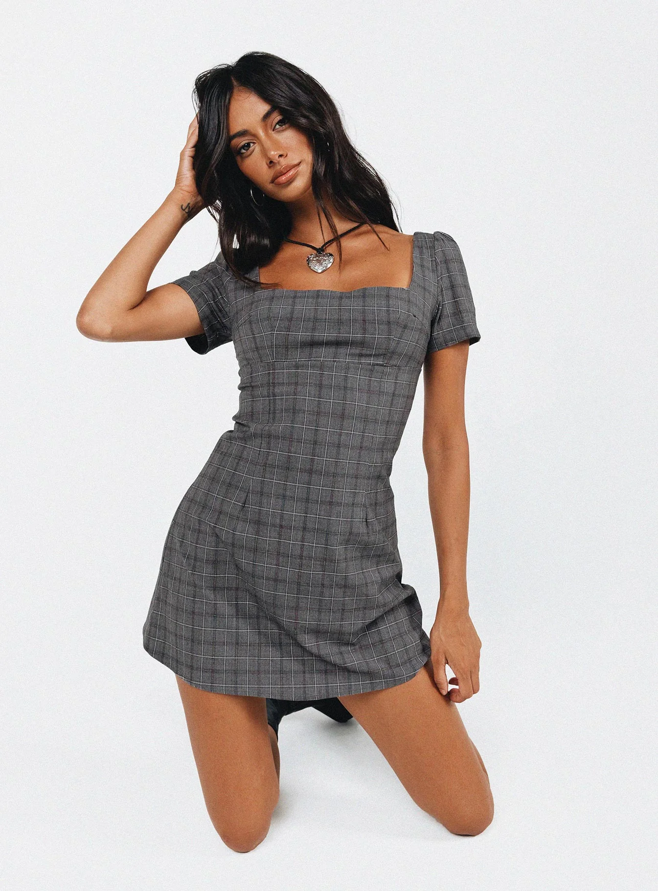 Hastings Mini Dress Check