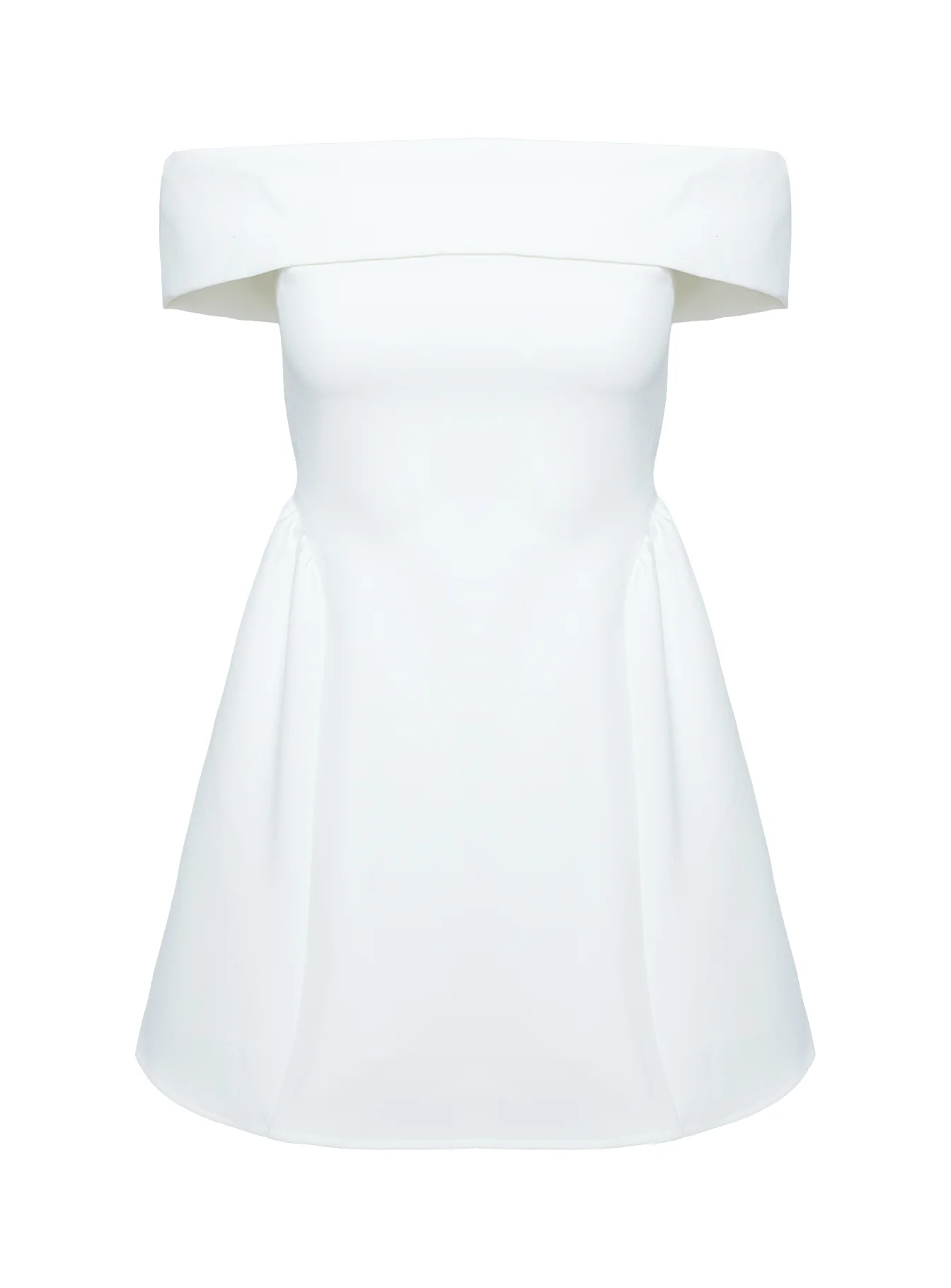 Main Character Strapless Mini Dress White
