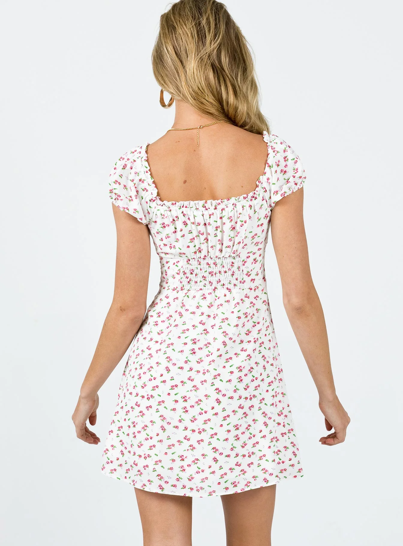 Lidia Mini Dress White Multi