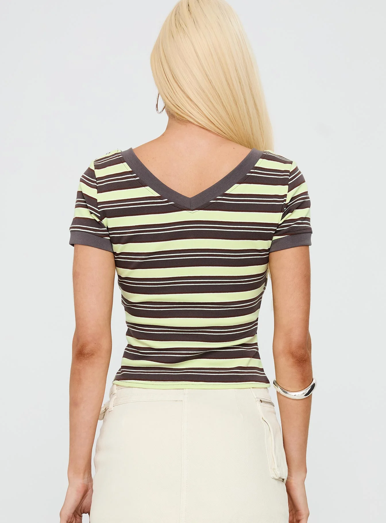 Lucianne V Neck Top Multi