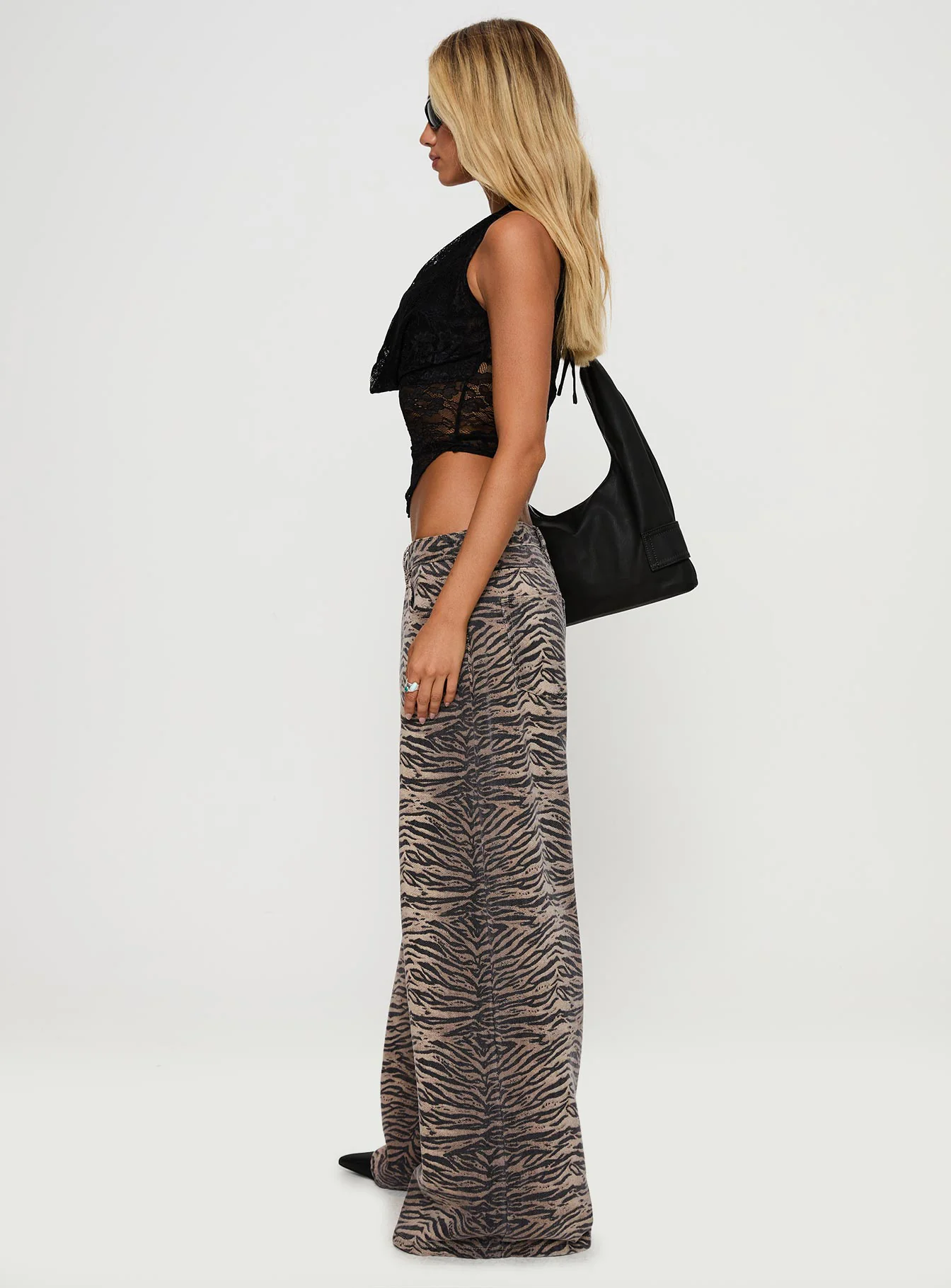 Radical Low Rise Baggy Jeans Tiger