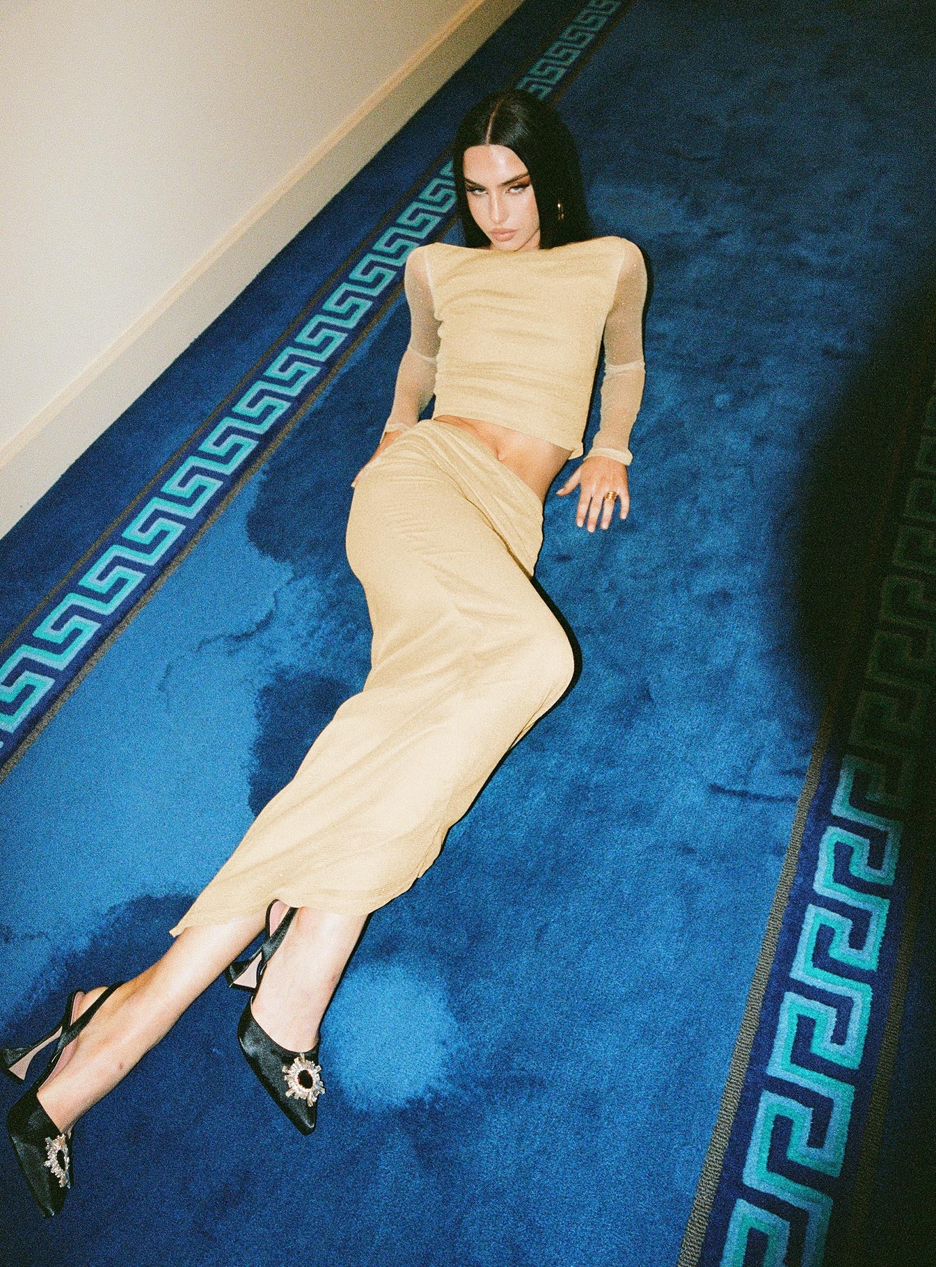 Madang Maxi Skirt Gold