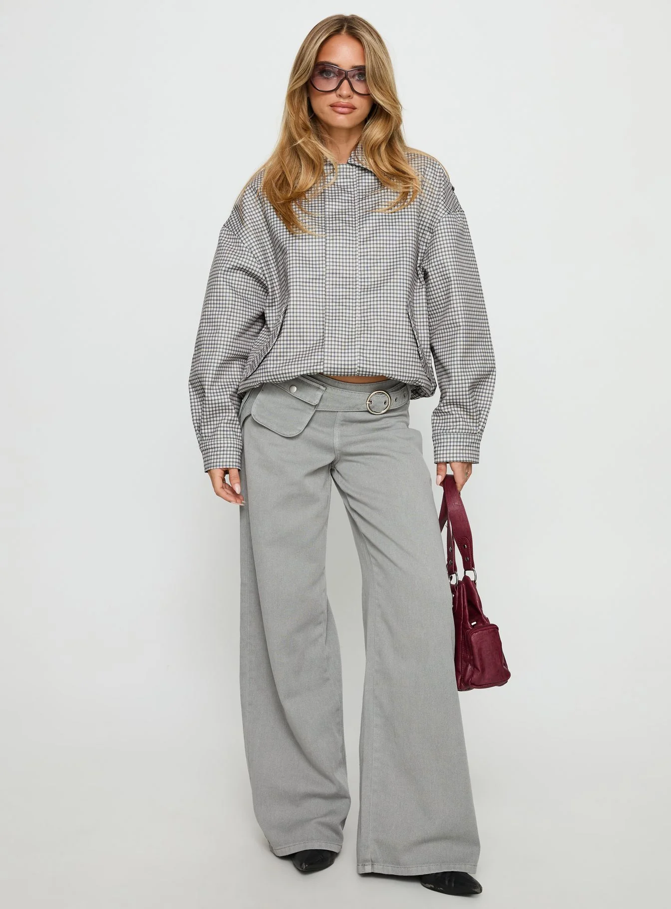 Kenny Bomber Jacket Cream Check