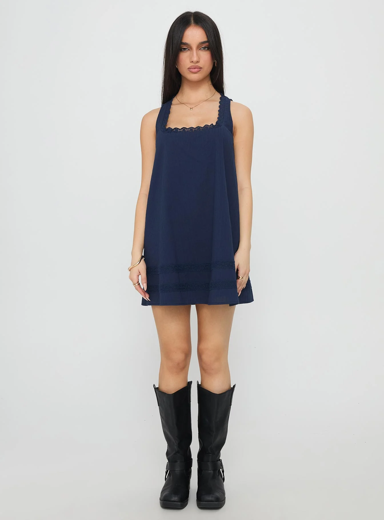 Alanah Mini Dress Navy