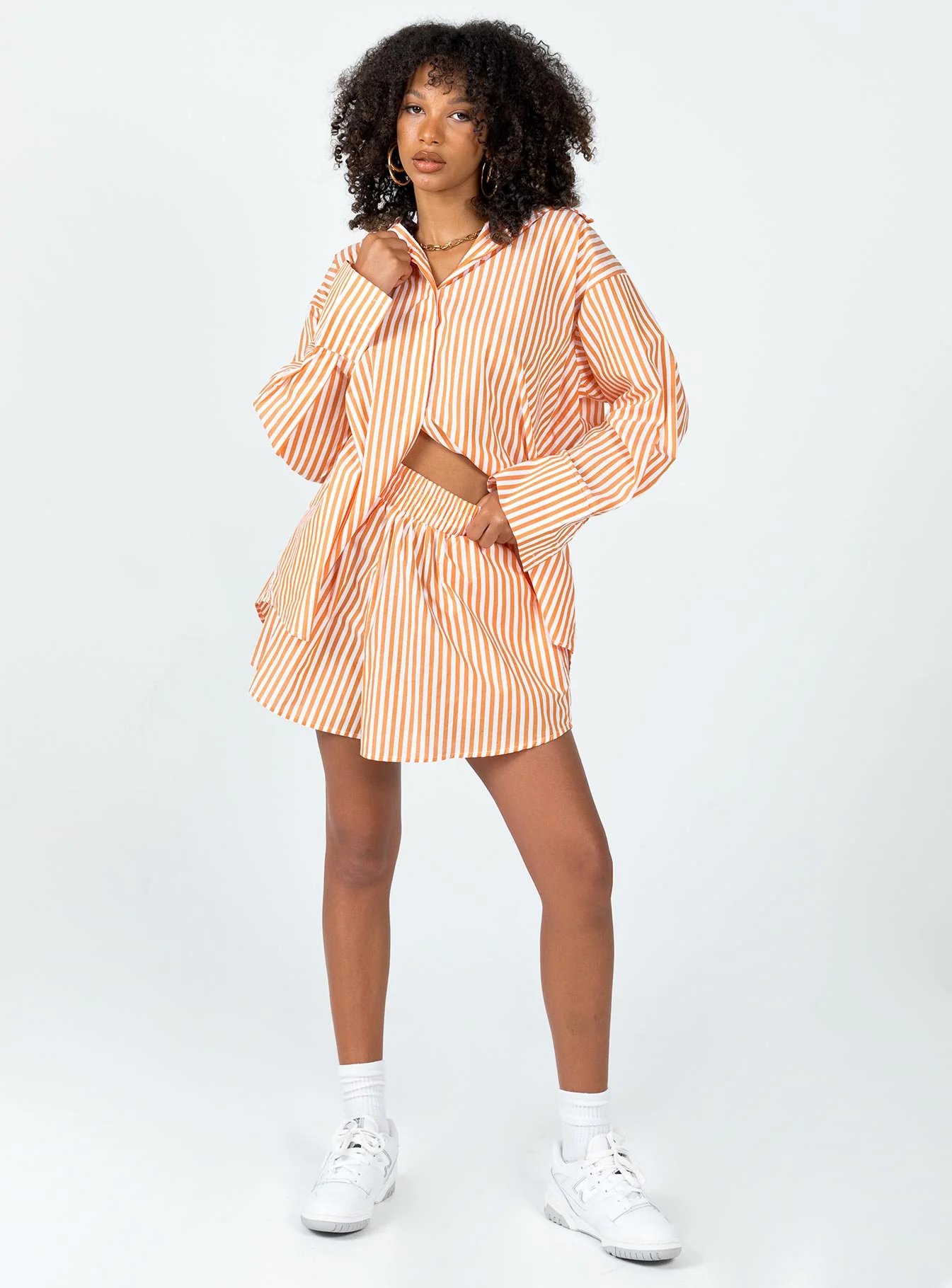 Boyfriend Shirt Orange