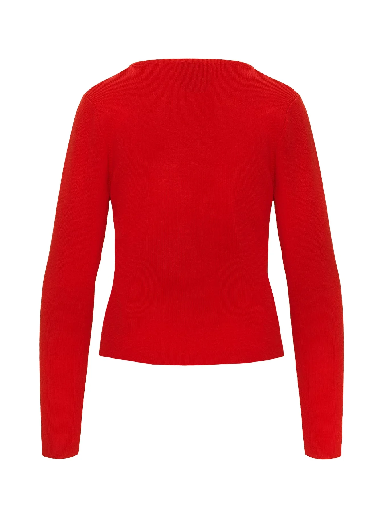 Old Burlington Knit Cardigan Red