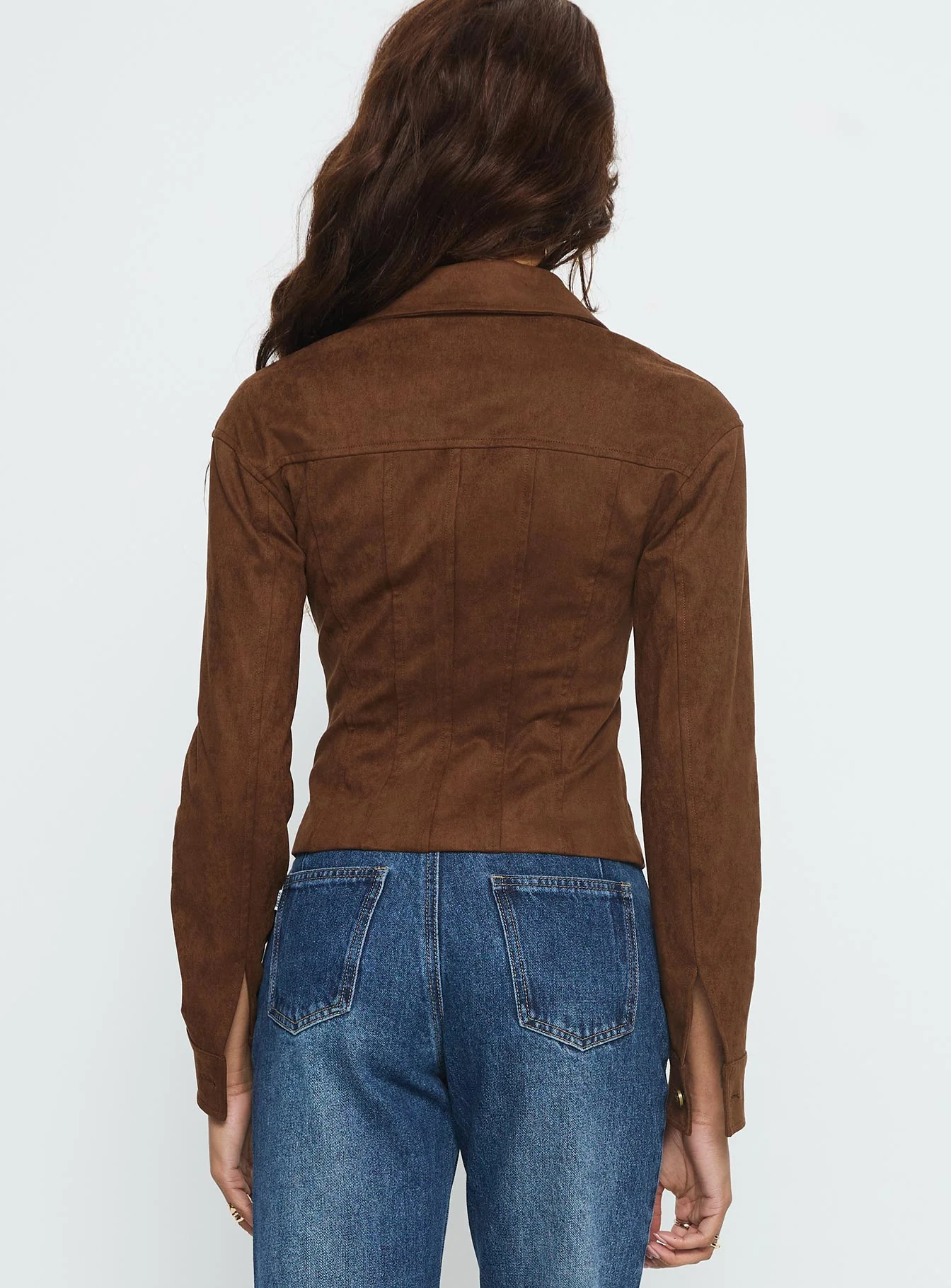 Invitations Fitted Jacket Chocolate