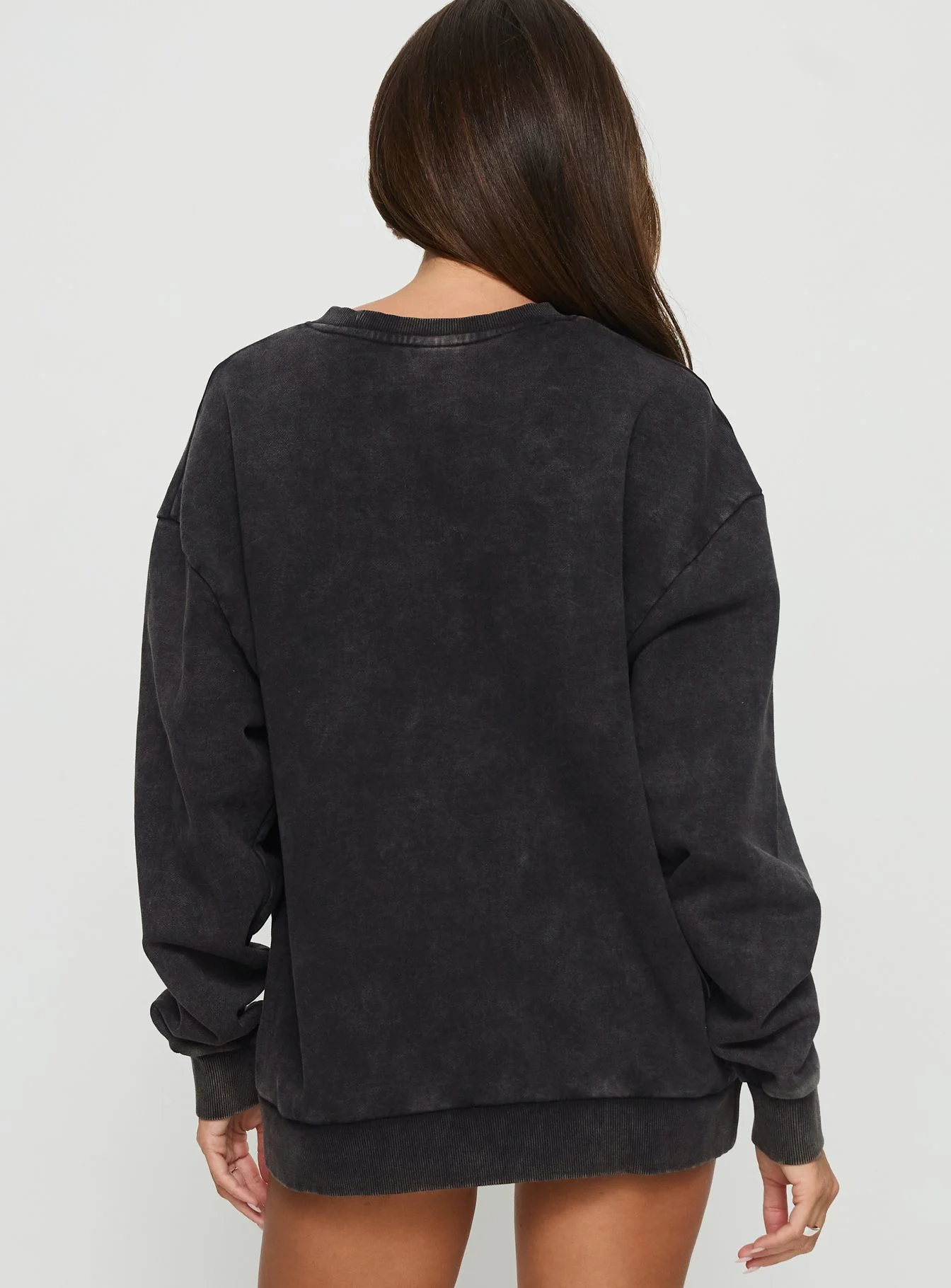 Hand Picked Graphic Jumper Black