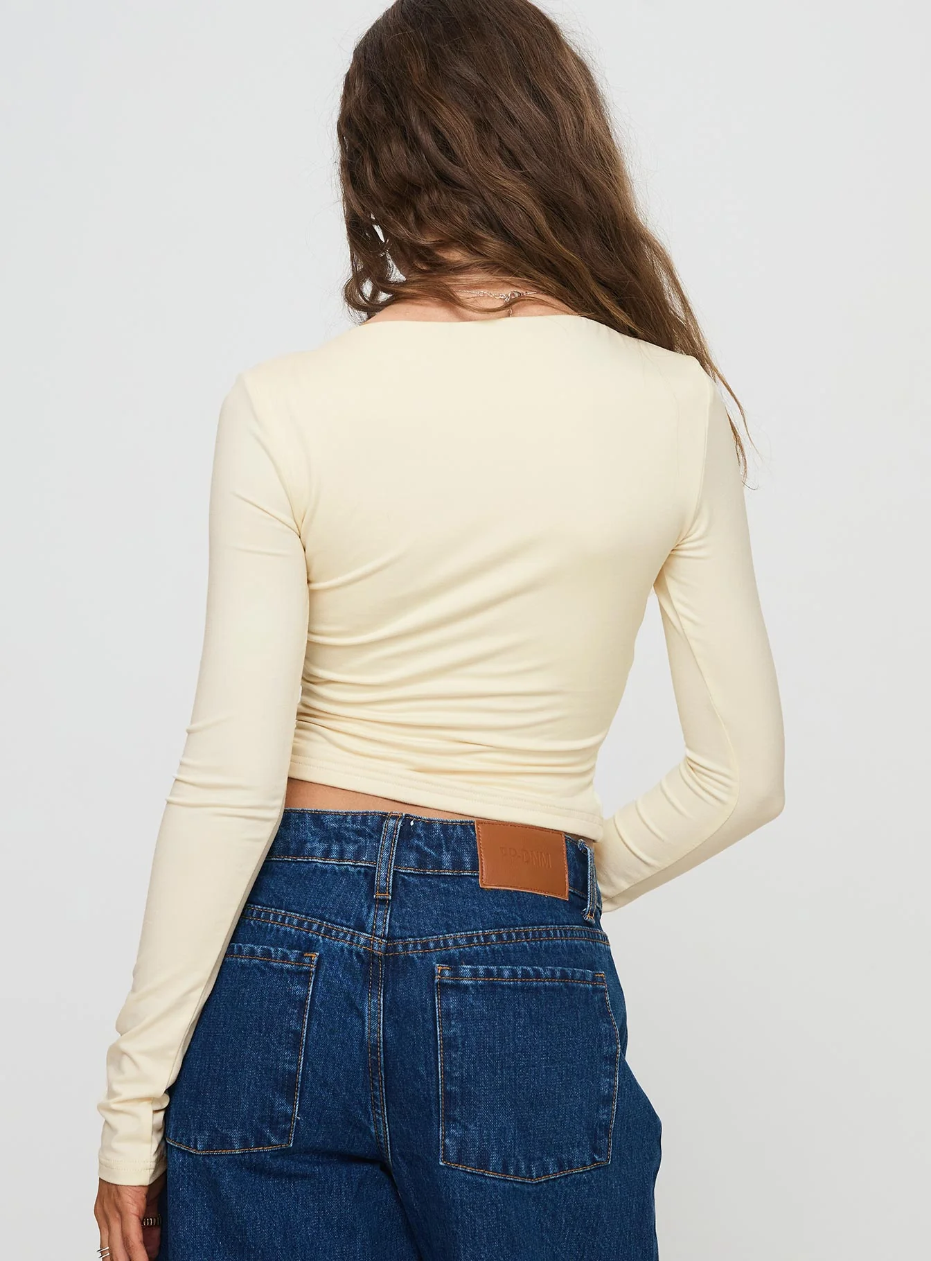 Riva Ruched Top Cream