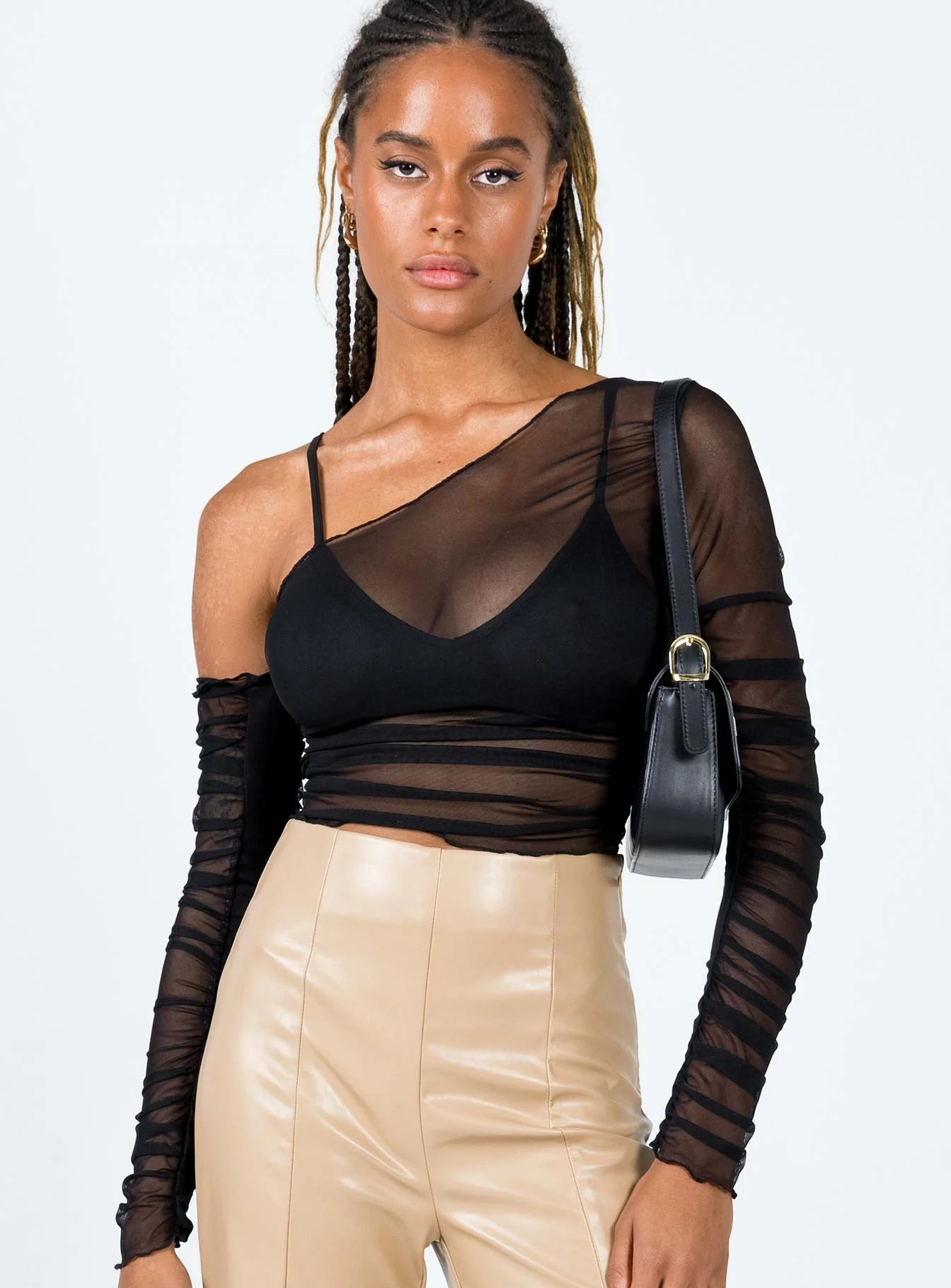 Layla Long Sleeve Top Black