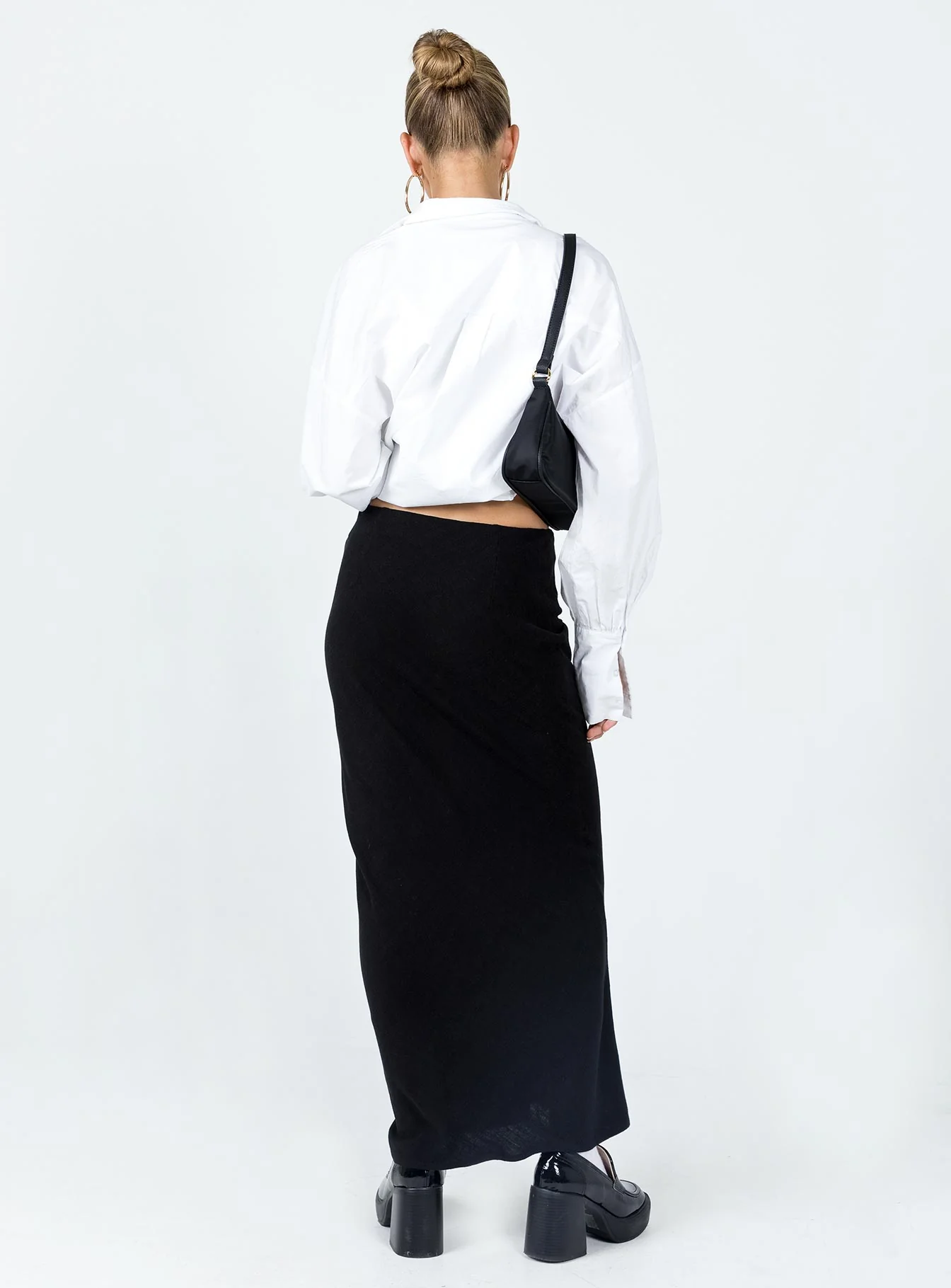 Jodie Maxi Skirt Black Petite