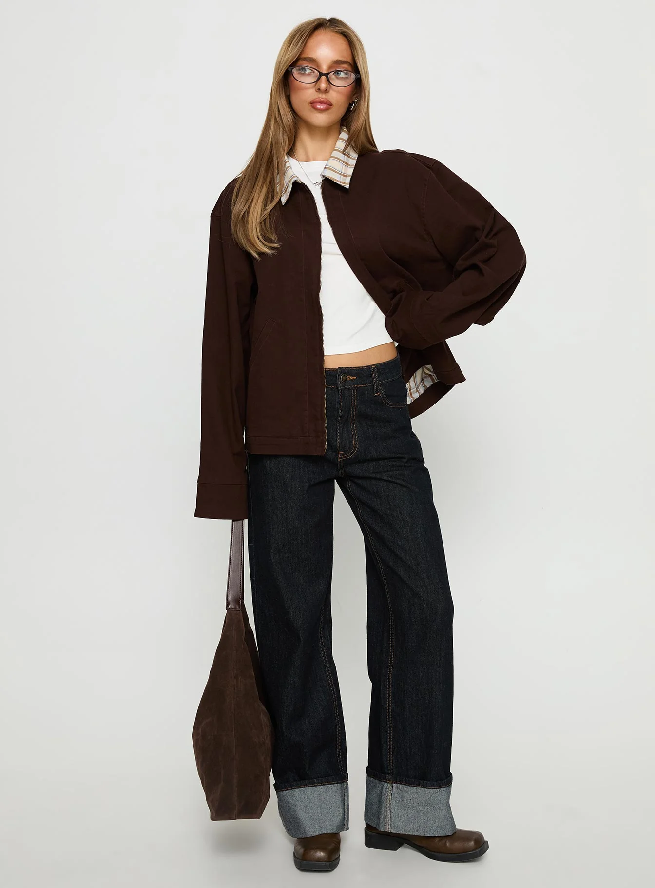 Soraia Workwear Jacket Brown