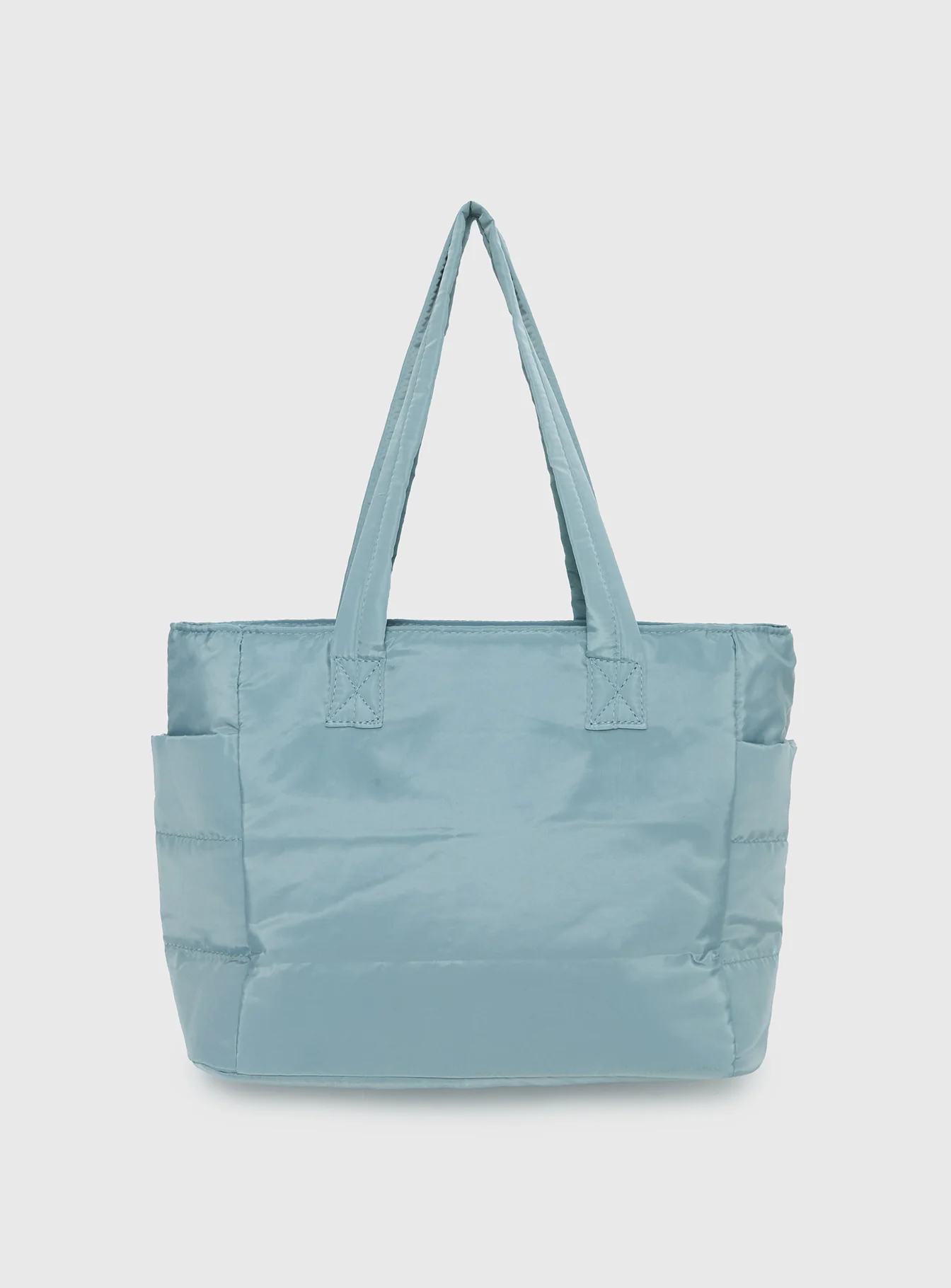 Delicacy Puff Tote Bag Blue