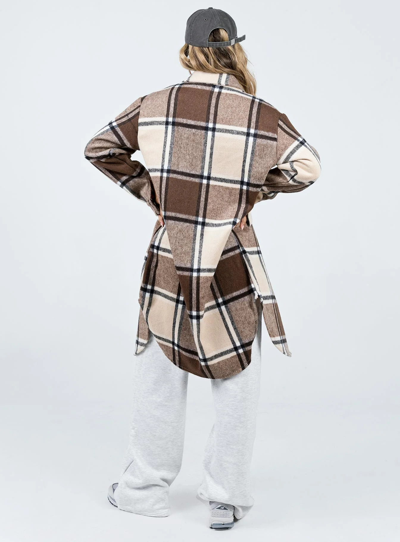 Canon Coat Beige Check