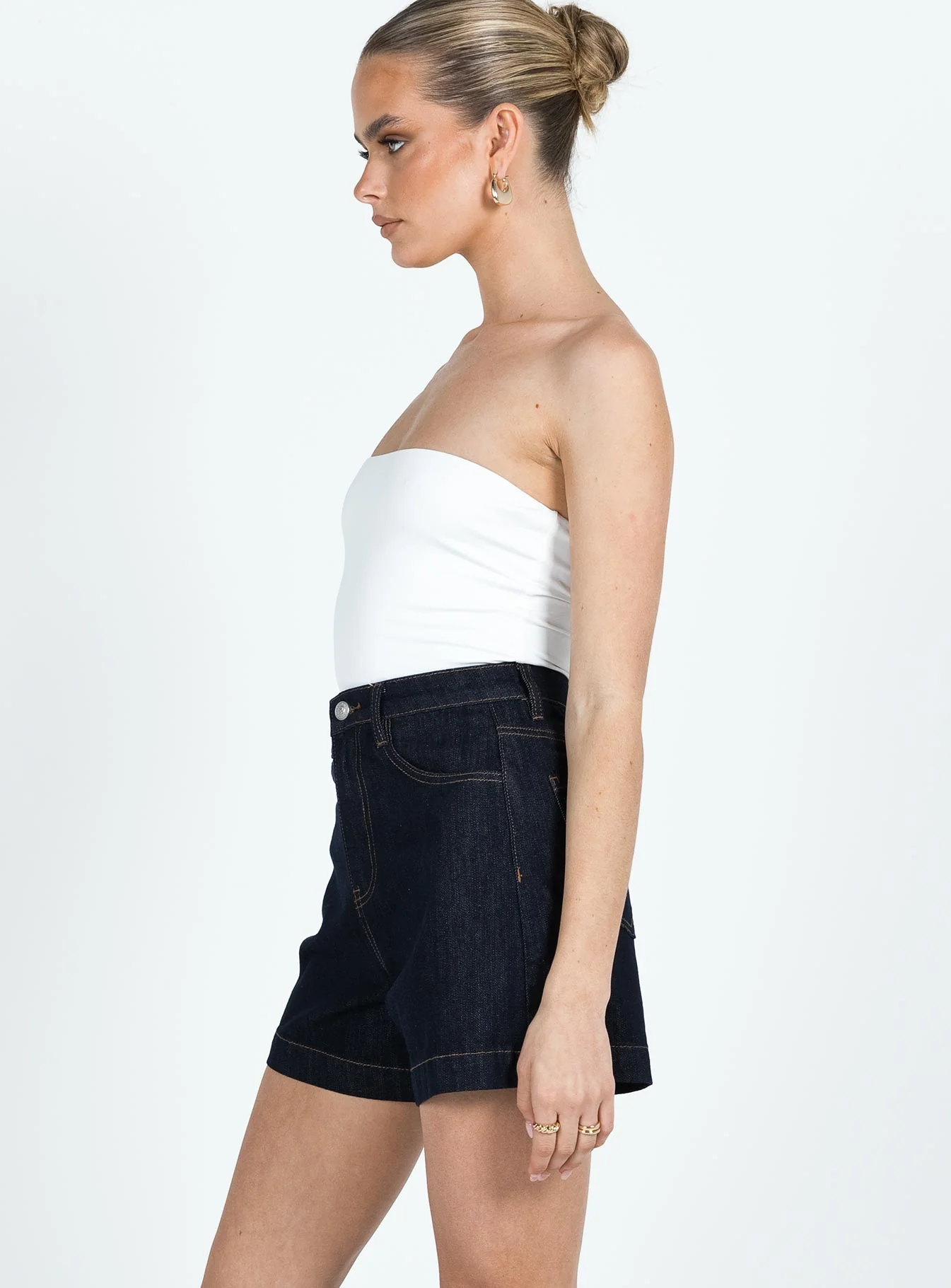 Whitaker Shorts Dark Denim