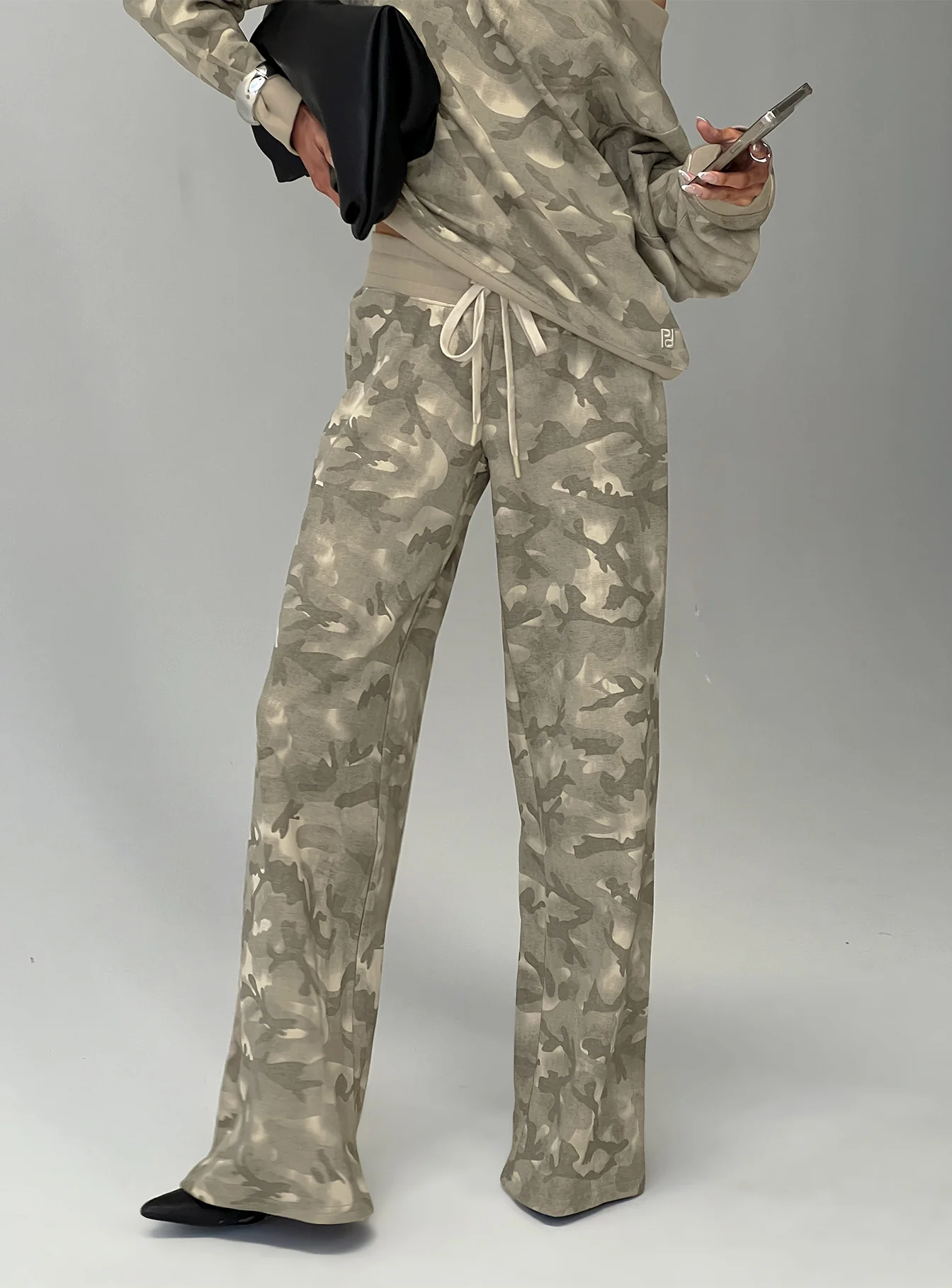 Dodie Wide Leg Pants Camo