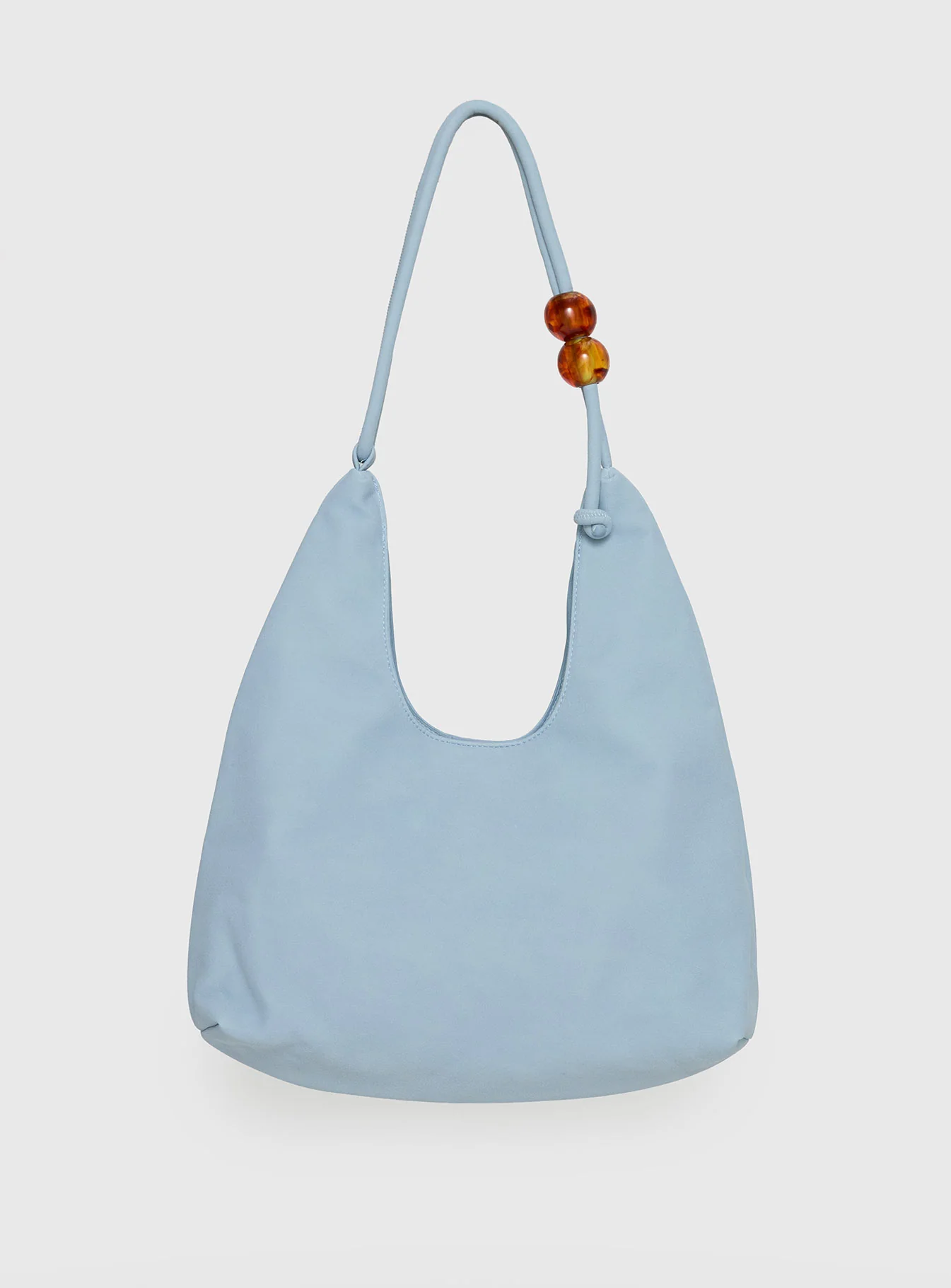 Cherie Faux Suede Shoulder Bag Blue