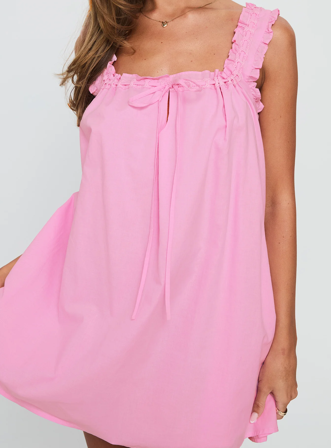 Swing Mini Dress Pink