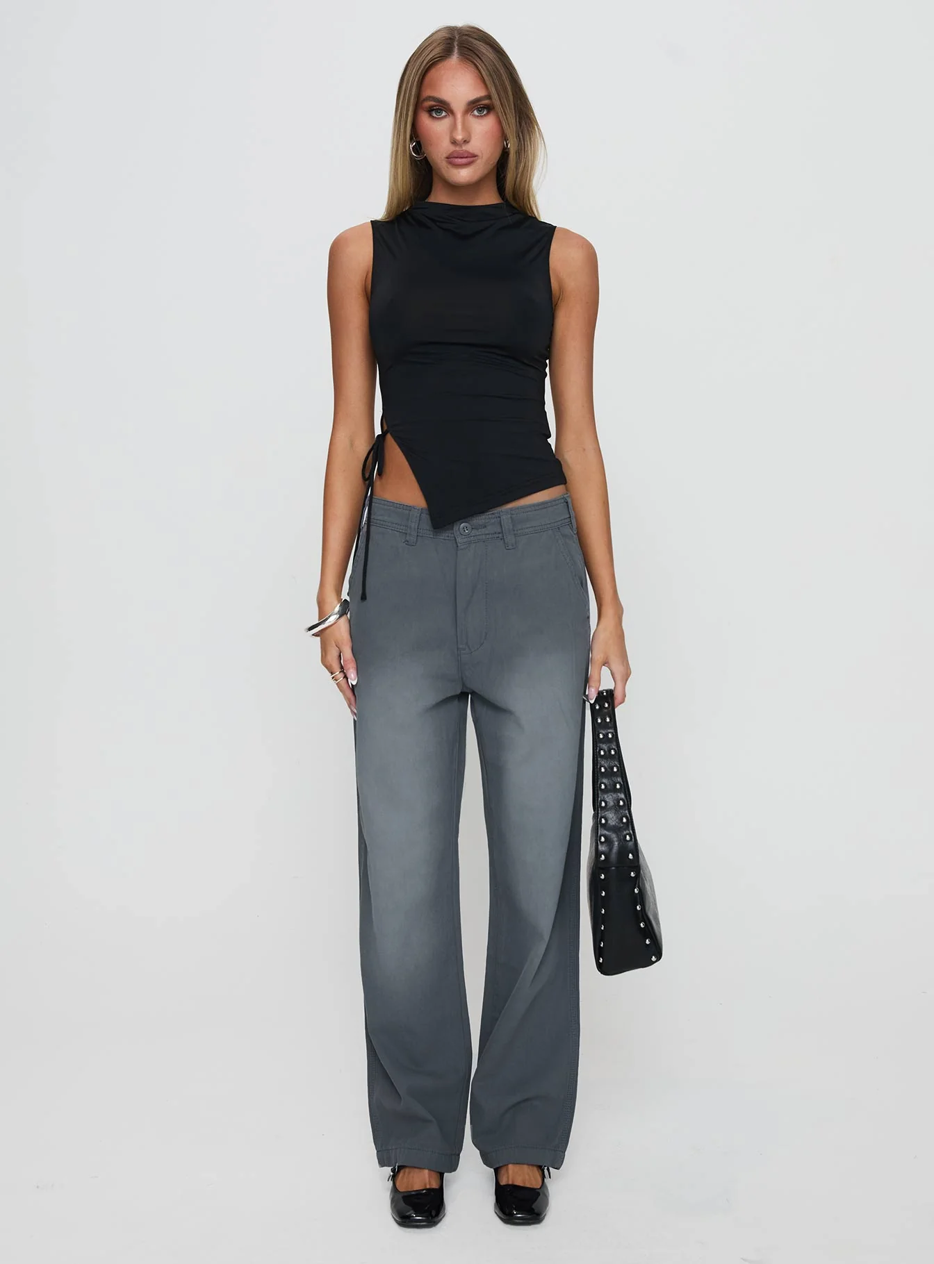 Solarah Tie Side Top Black