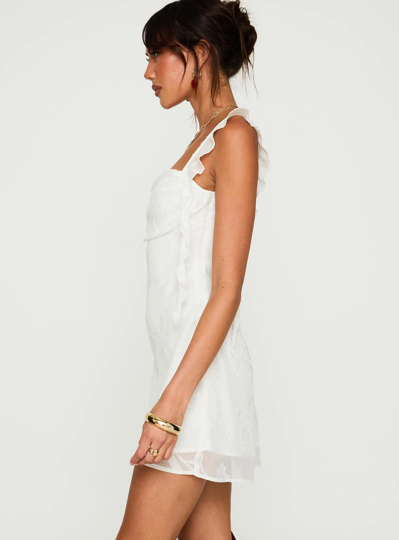 Lanai Mini Dress White Floral