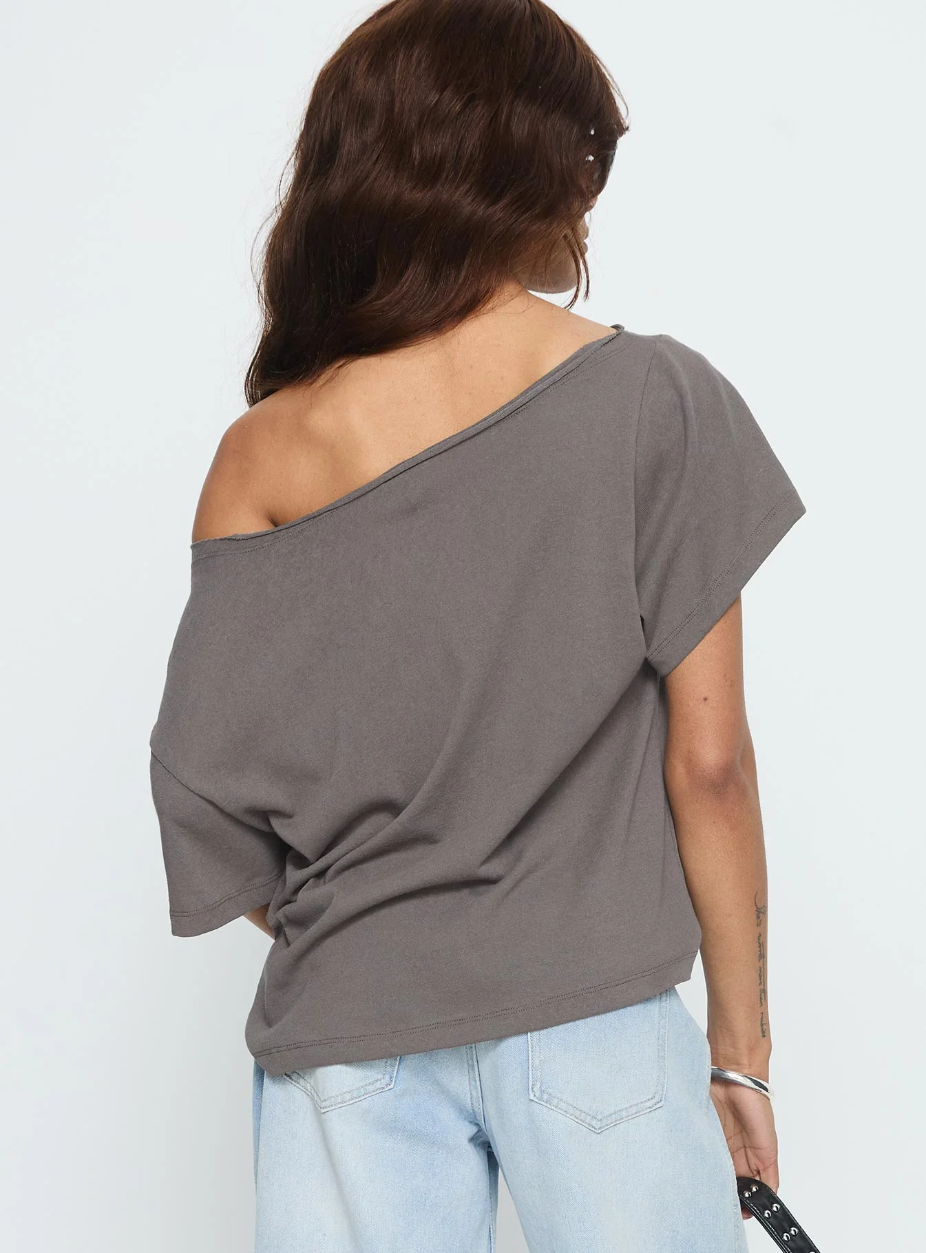 American Tune Graphic Top Washed Black