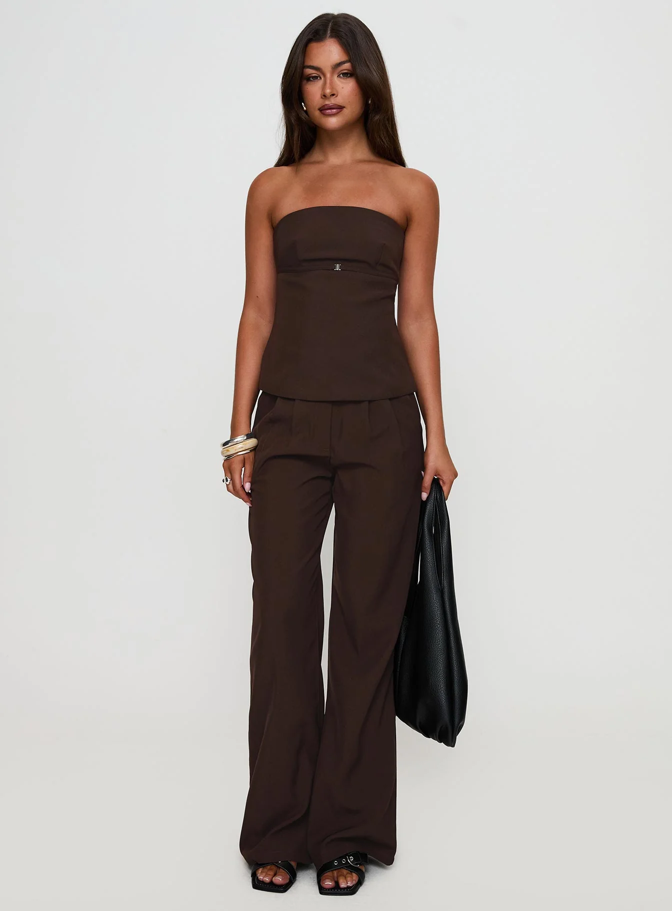 Irresistible Strapless Top Chocolate