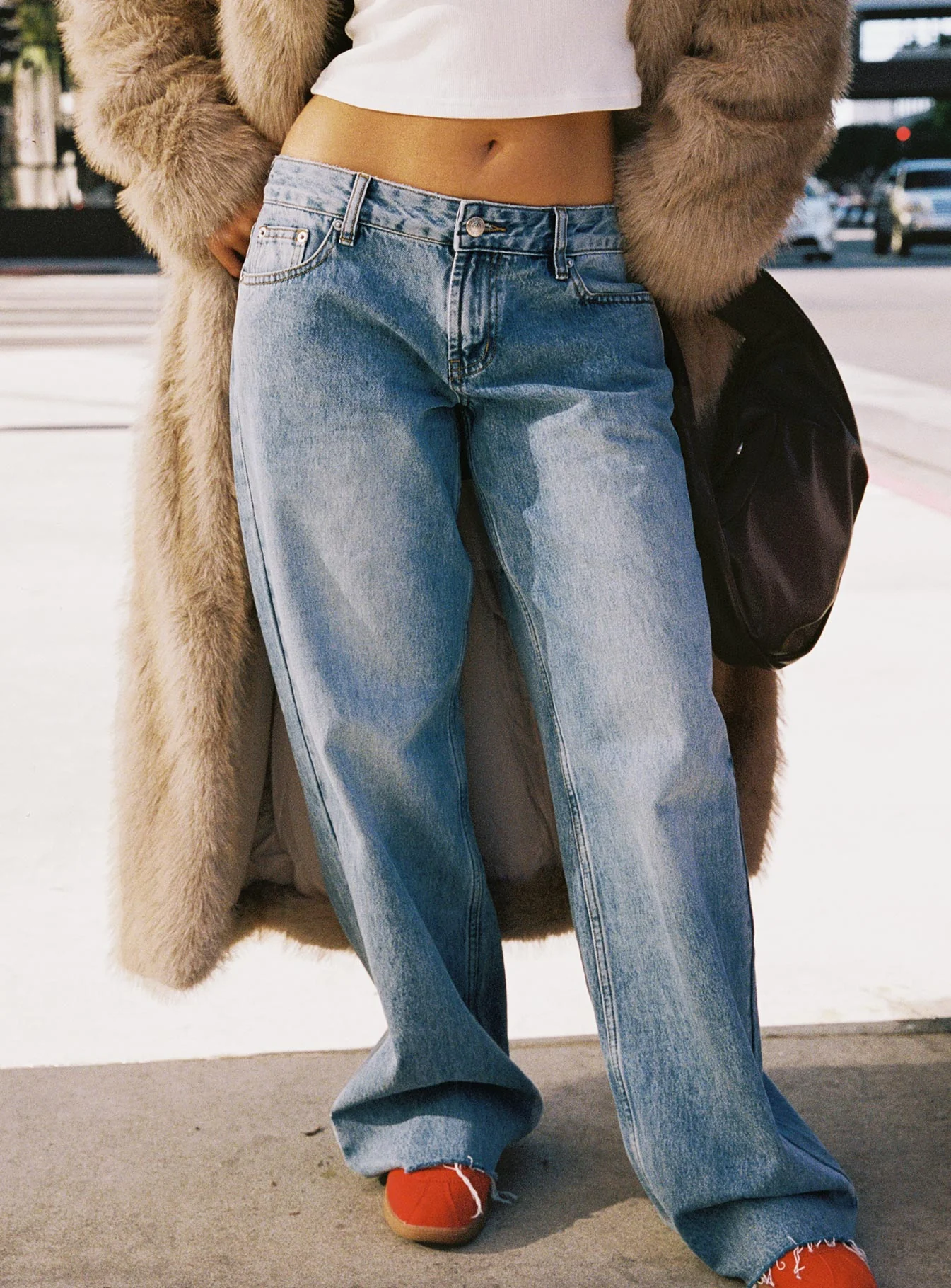 Sabryna Low Rise Straight Leg Jeans Blue