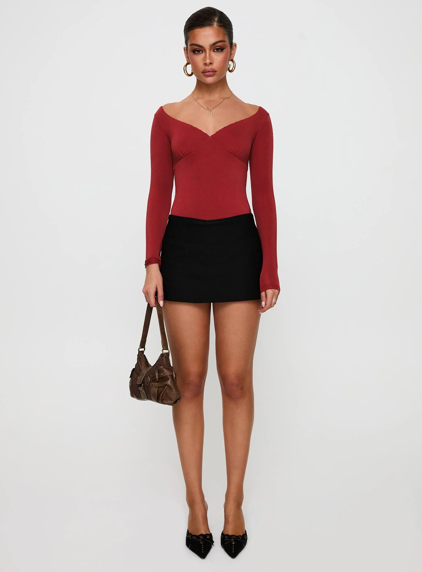 Loveydove Bodysuit Burgundy