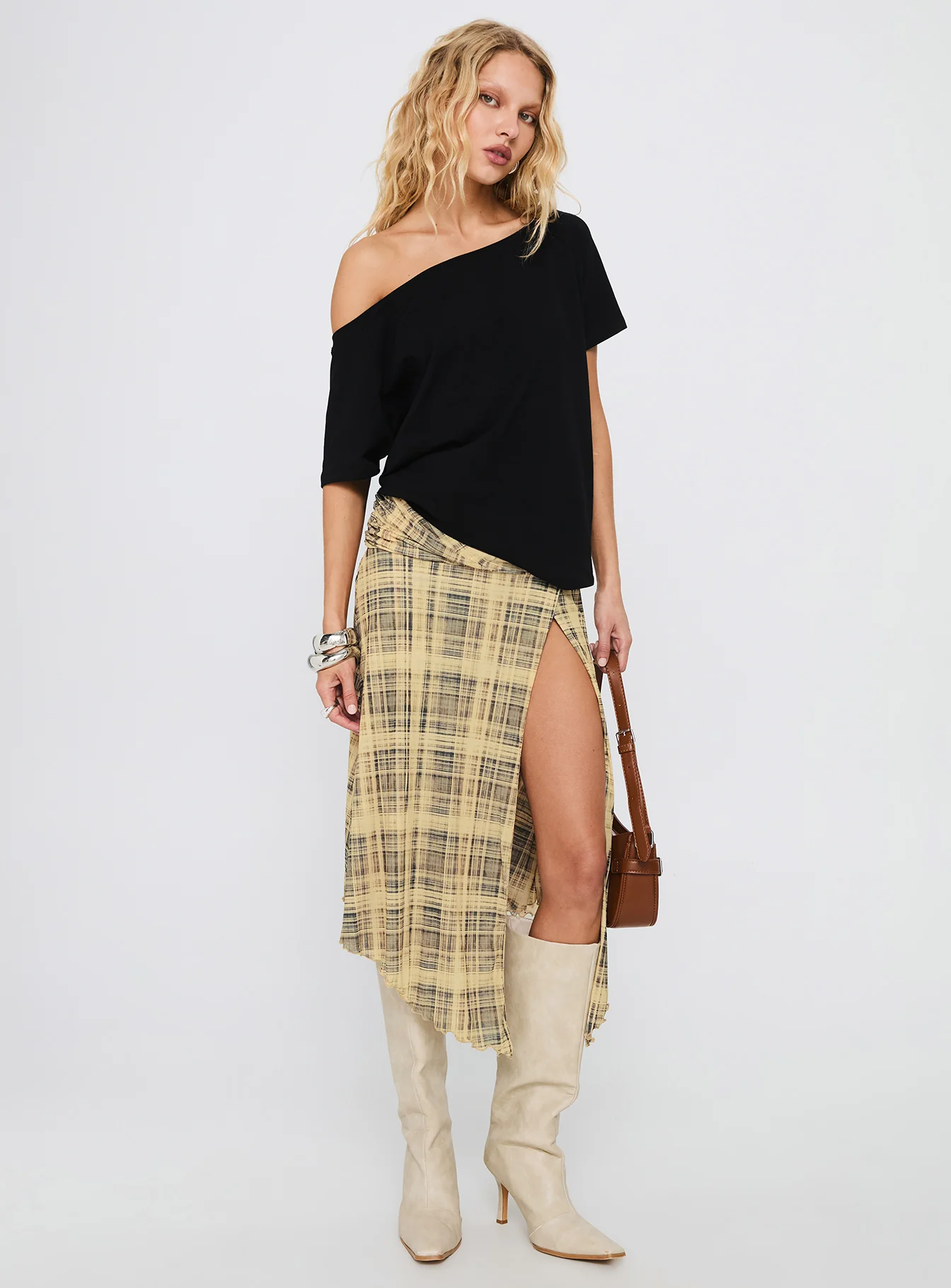 Icon Baby Off Shoulder Top Black