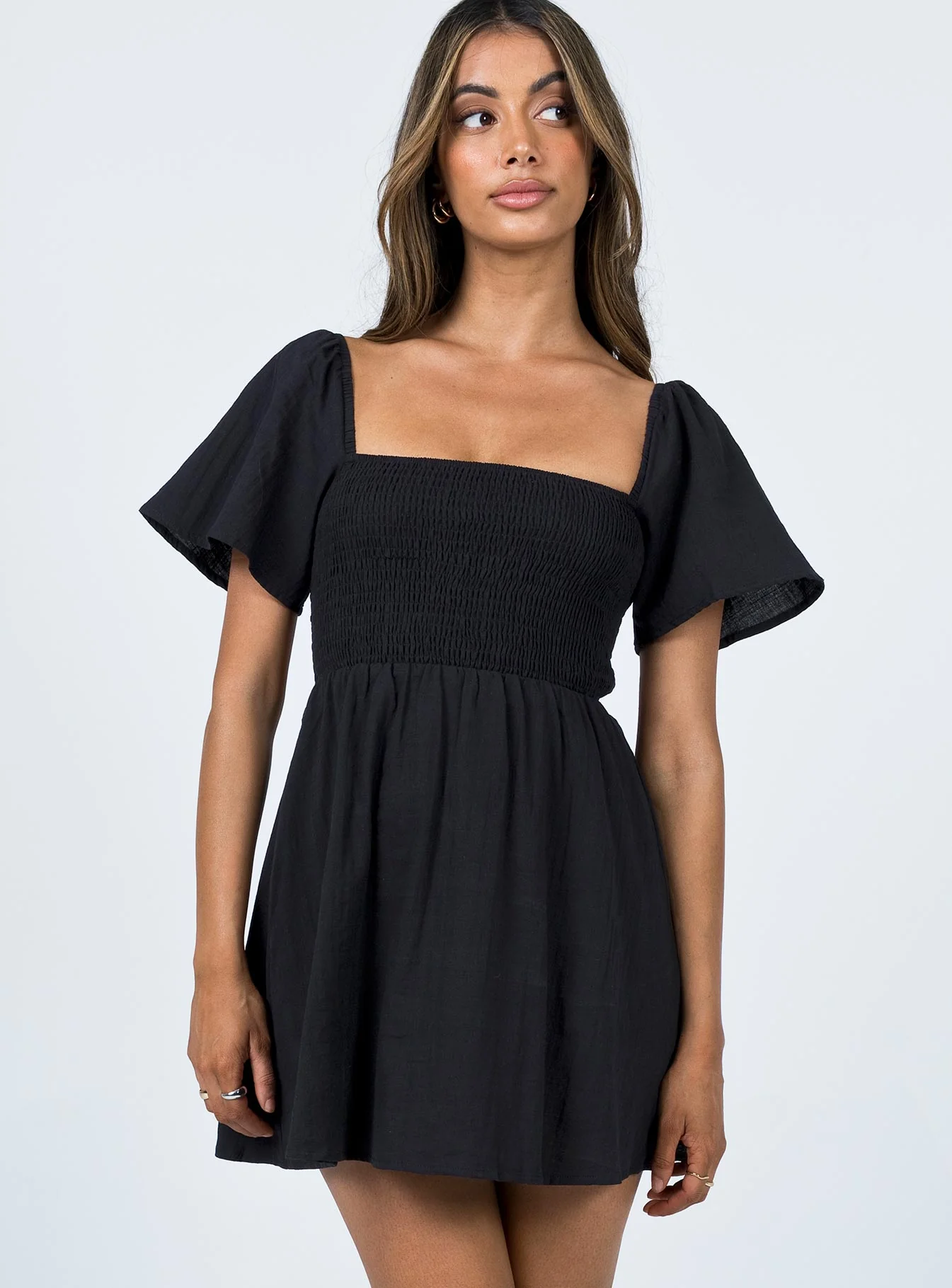 Summer Nights Mini Dress Black