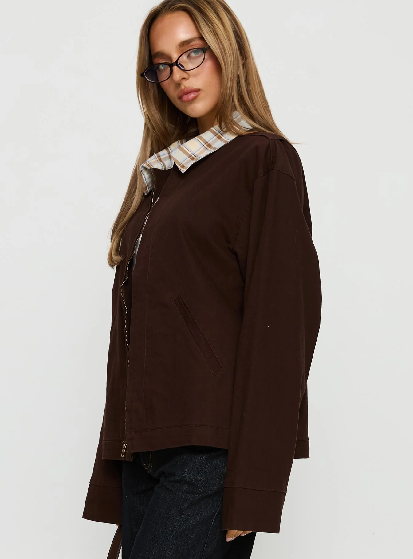 Soraia Workwear Jacket Brown