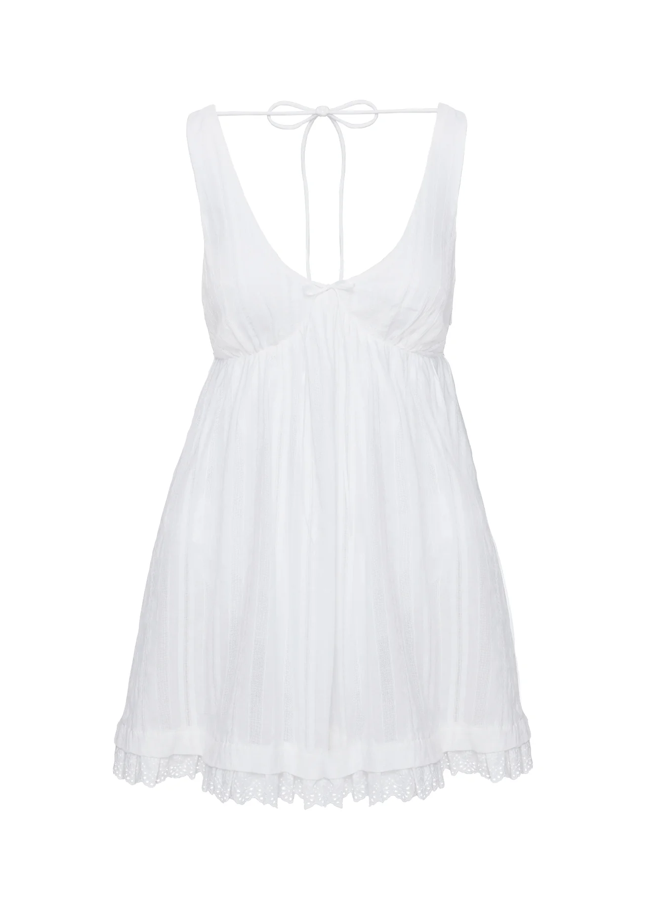 Nelty Mini Dress White