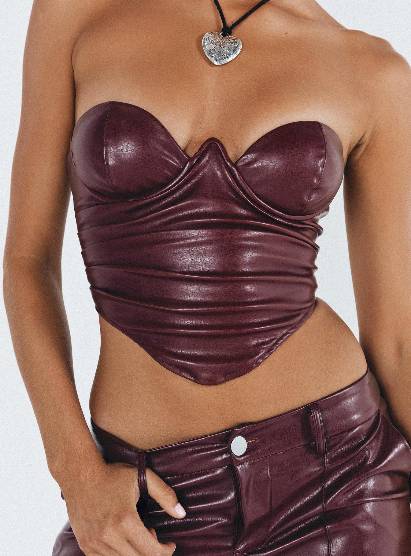 Love Sculpt Bustier Red