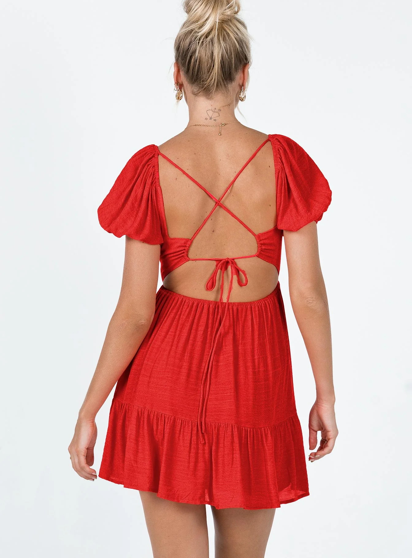 Ethan Mini Dress Red