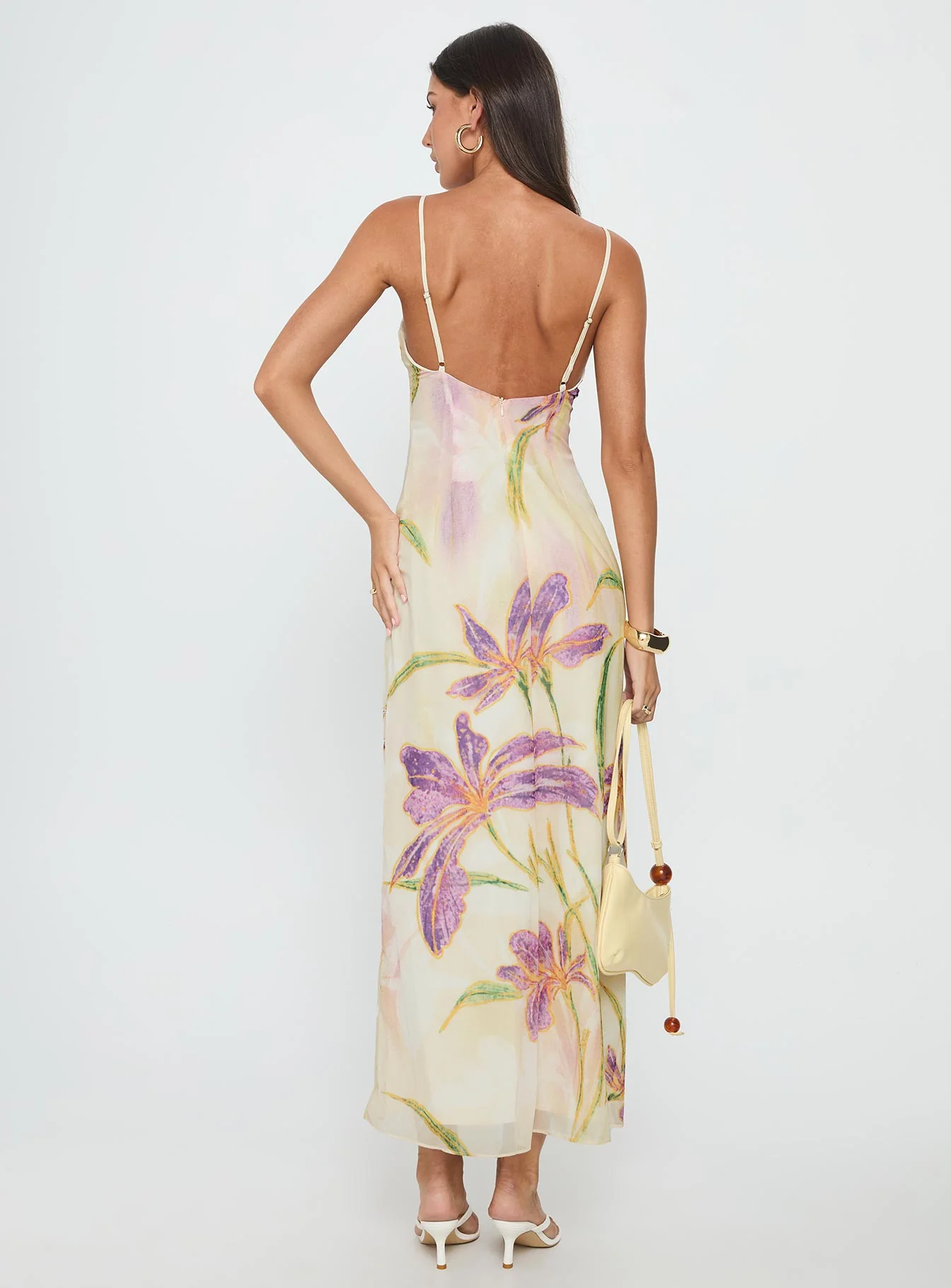 Isakaia Beaded Maxi Dress Floral / Multi