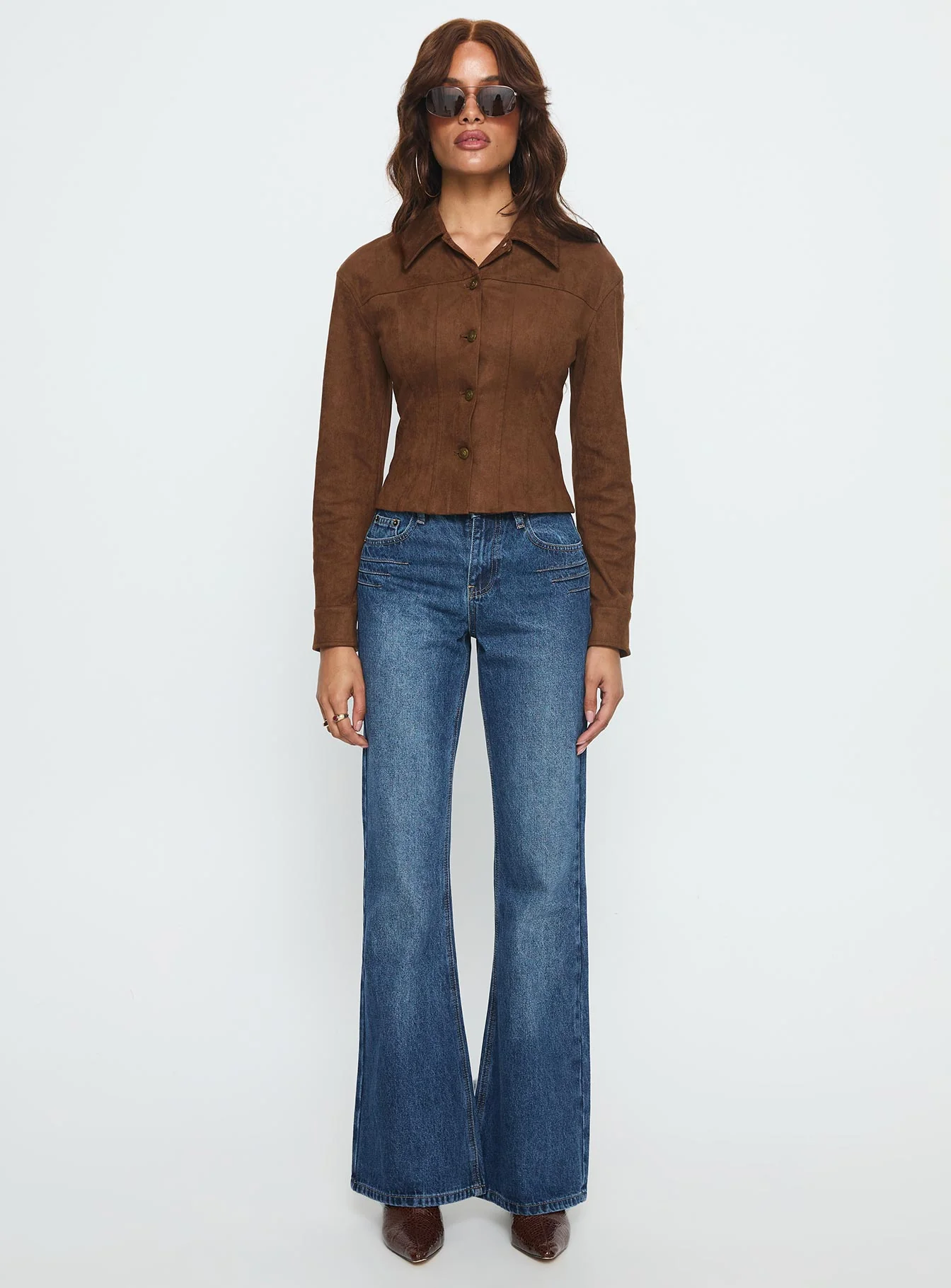 Invitations Fitted Jacket Chocolate