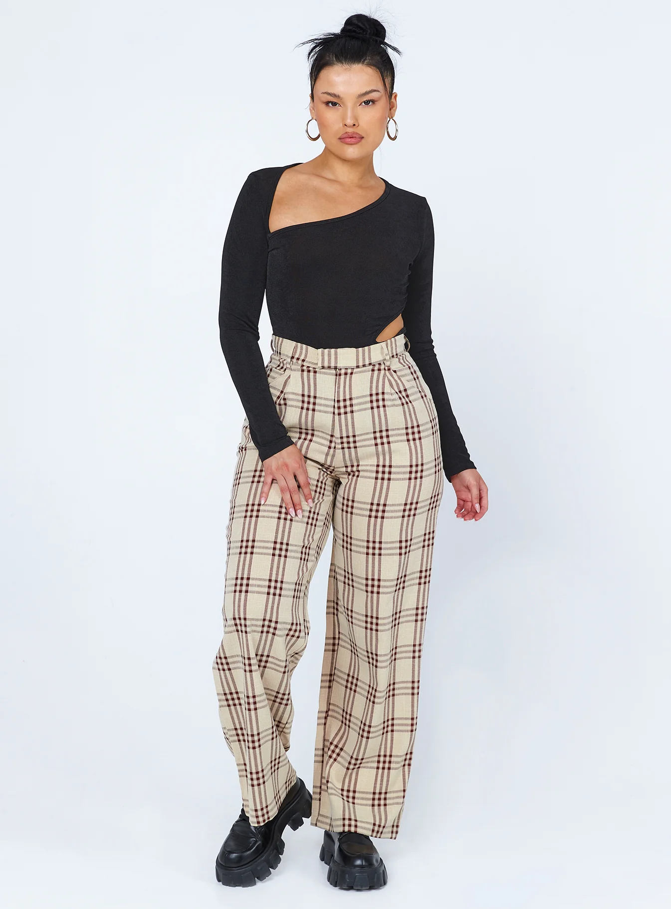 Maira Long Sleeve Bodysuit Black