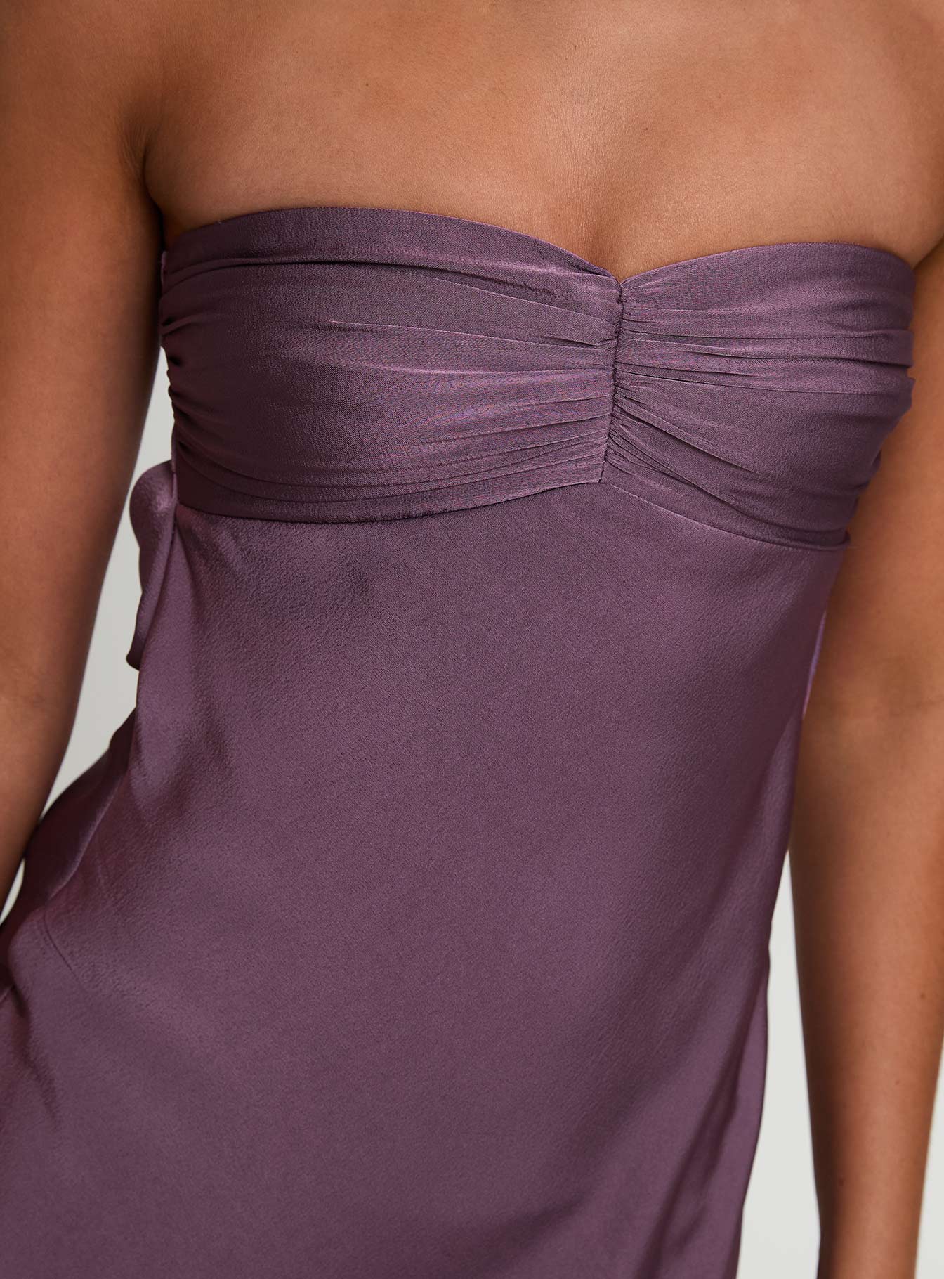 Maryska Strapless Maxi Dress Purple