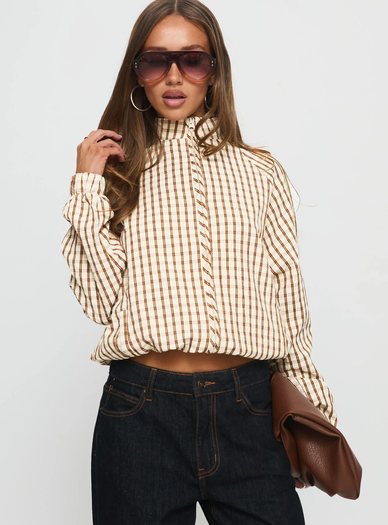 Kalle Jacket Brown Check