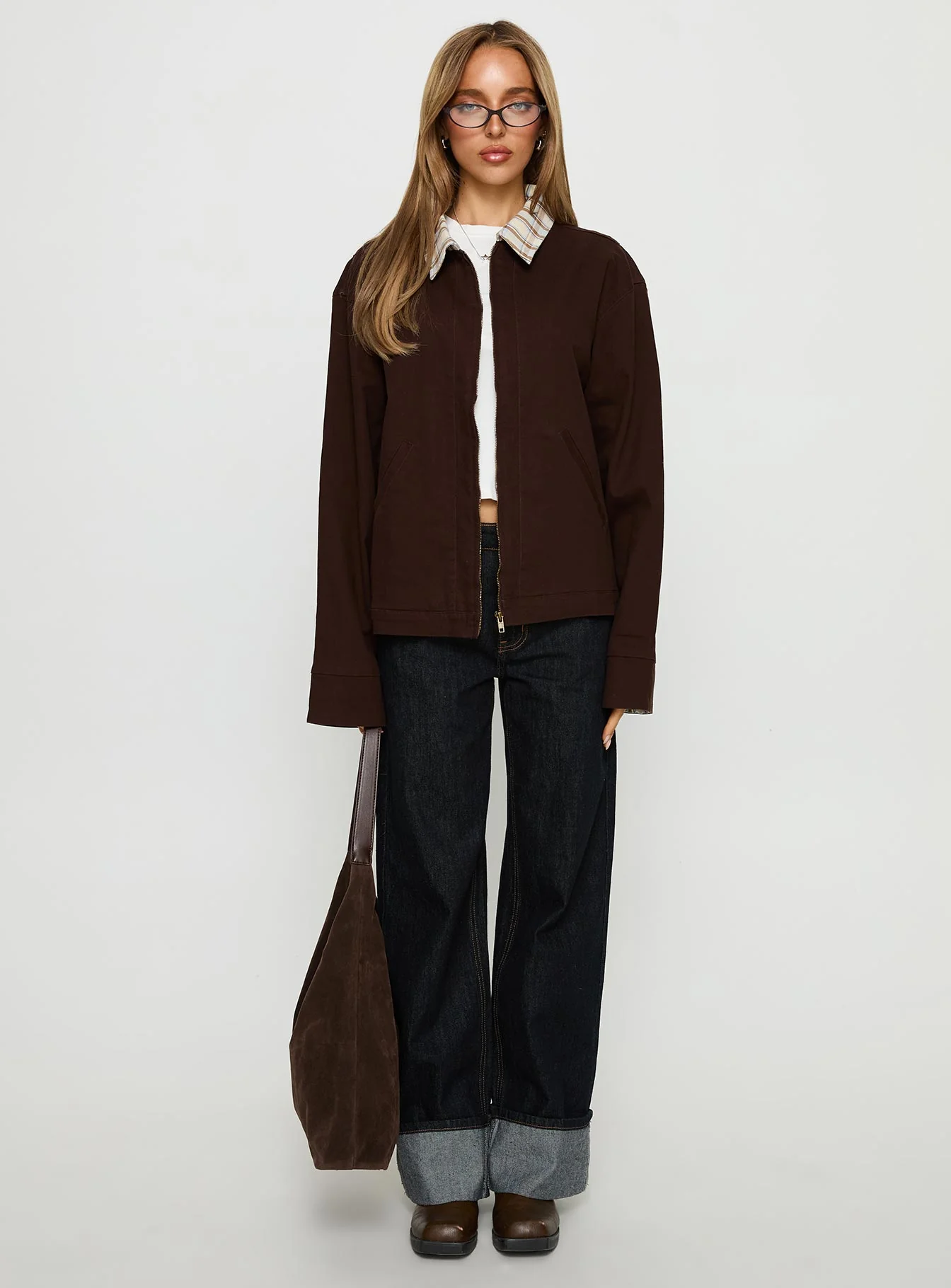 Soraia Workwear Jacket Brown