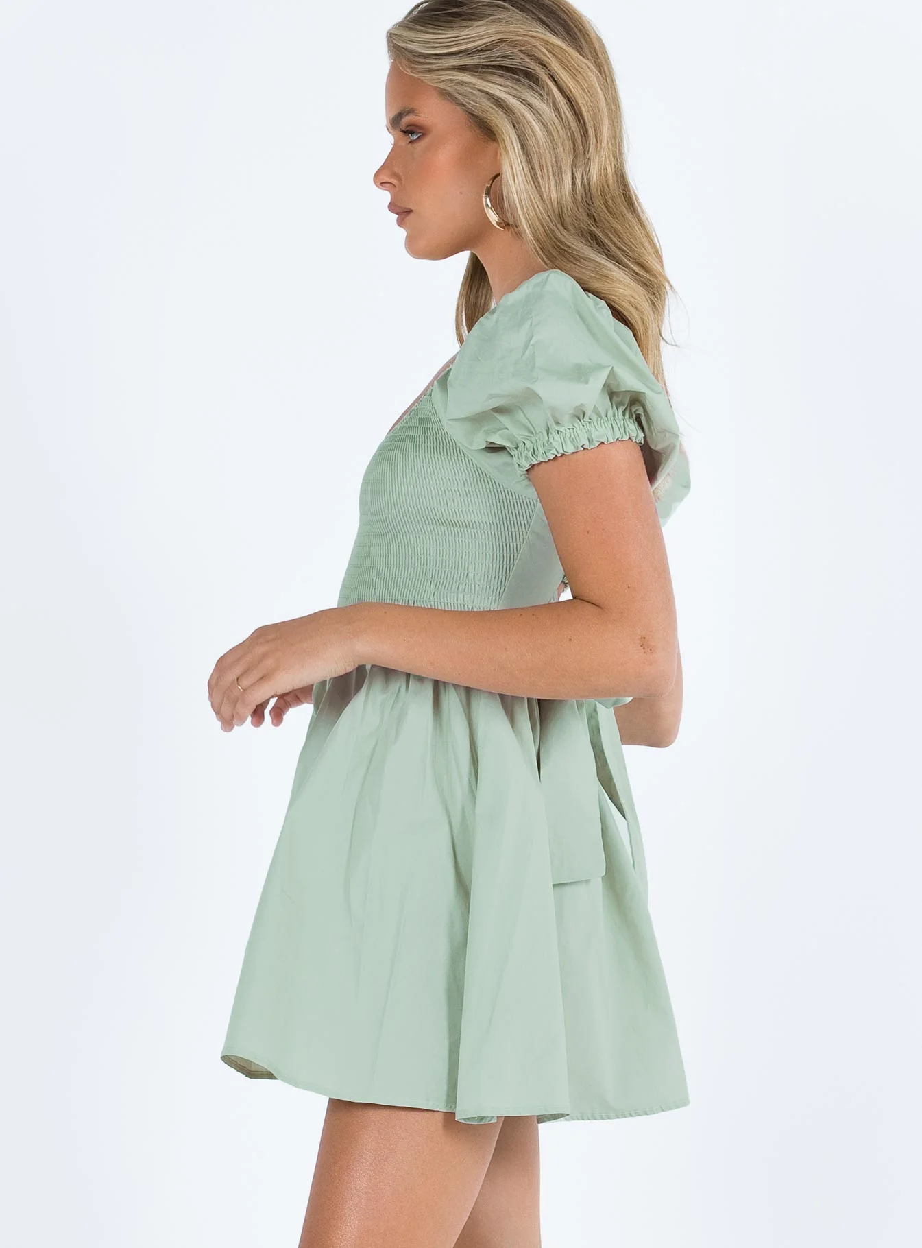 Everyday Sunshine Mini Dress Green