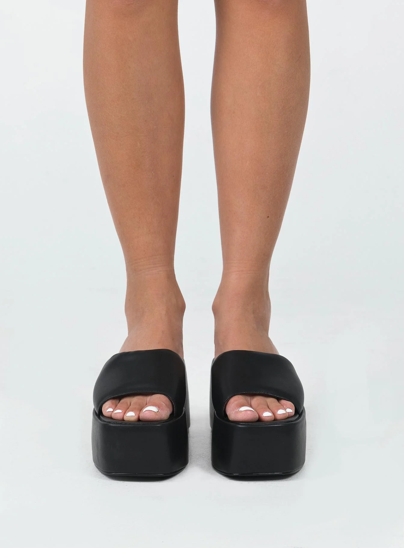 Zimmer Platform Sandals Black