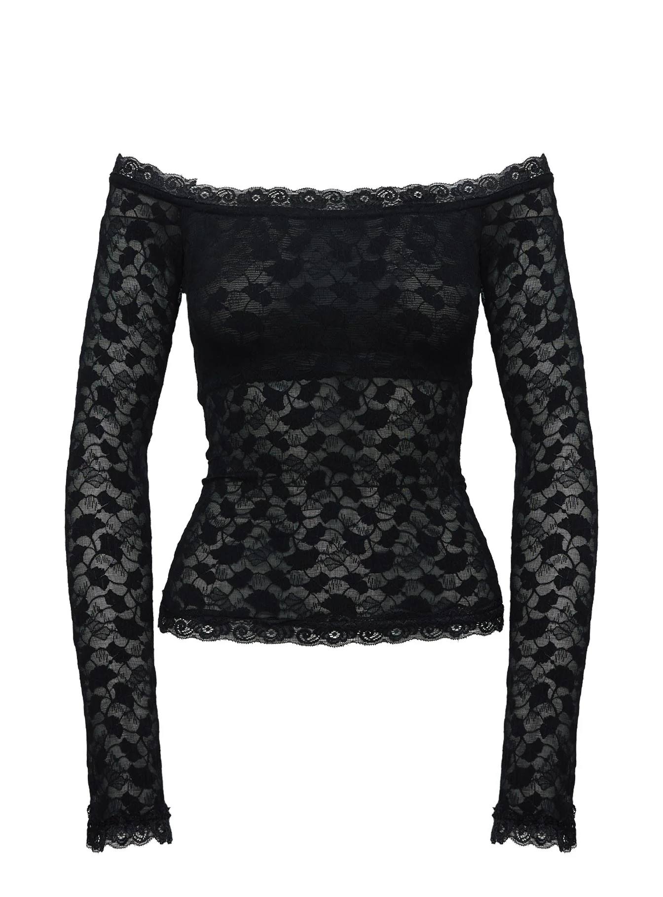 Mochapella Off The Shoulder Top Black