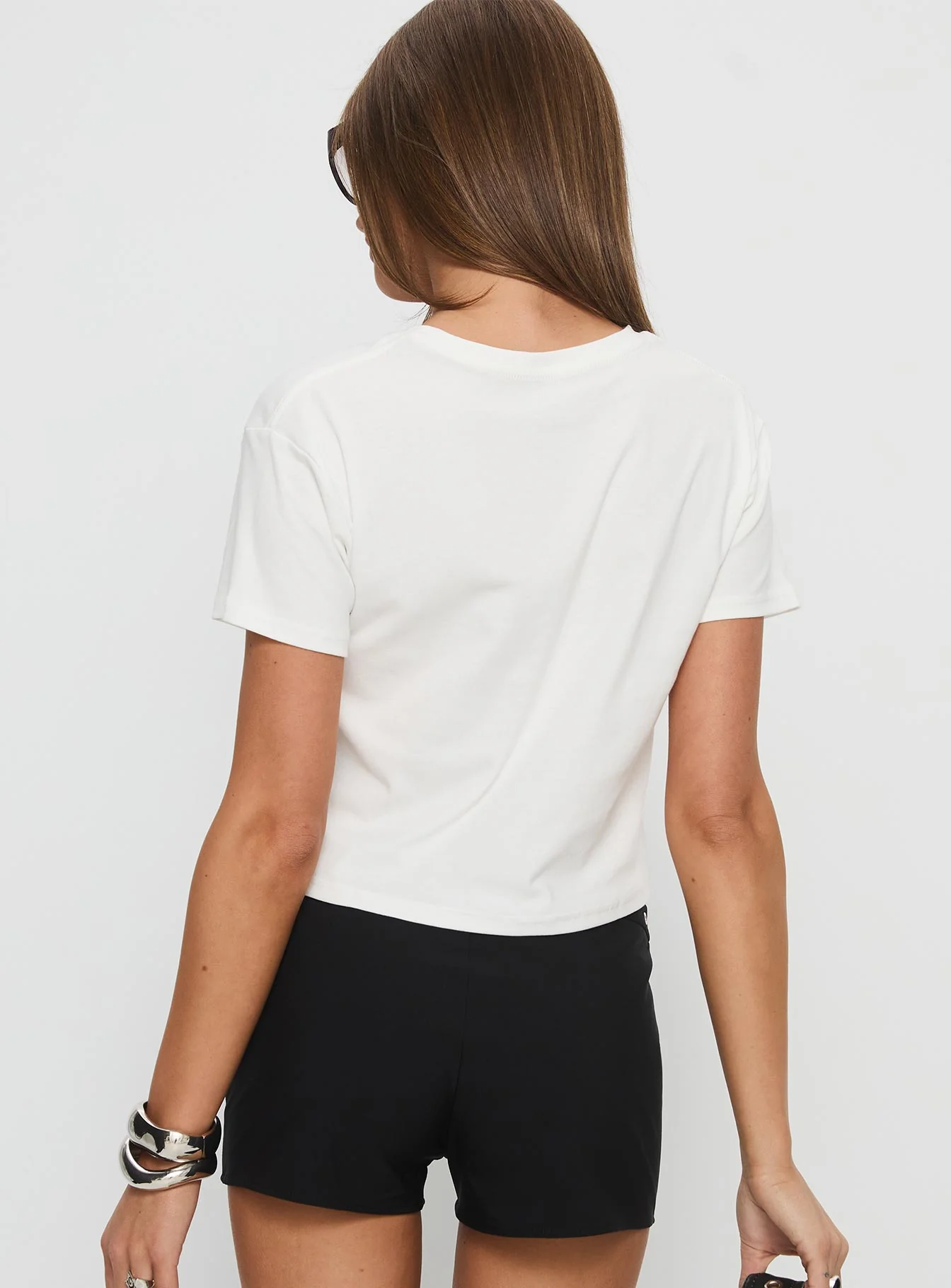 Dodge Girl Graphic Top White