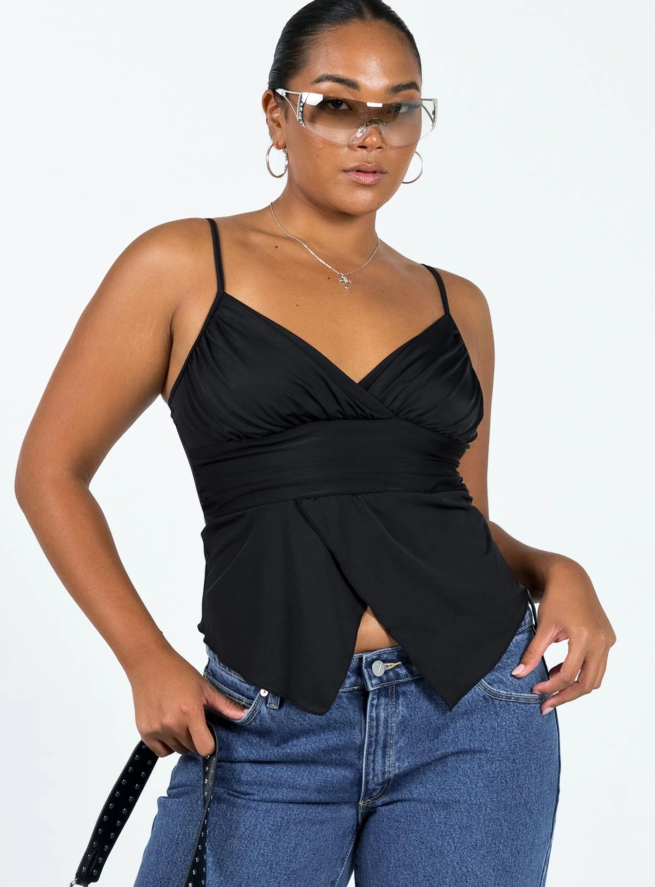 Ballidu Eco Nylon Top Black