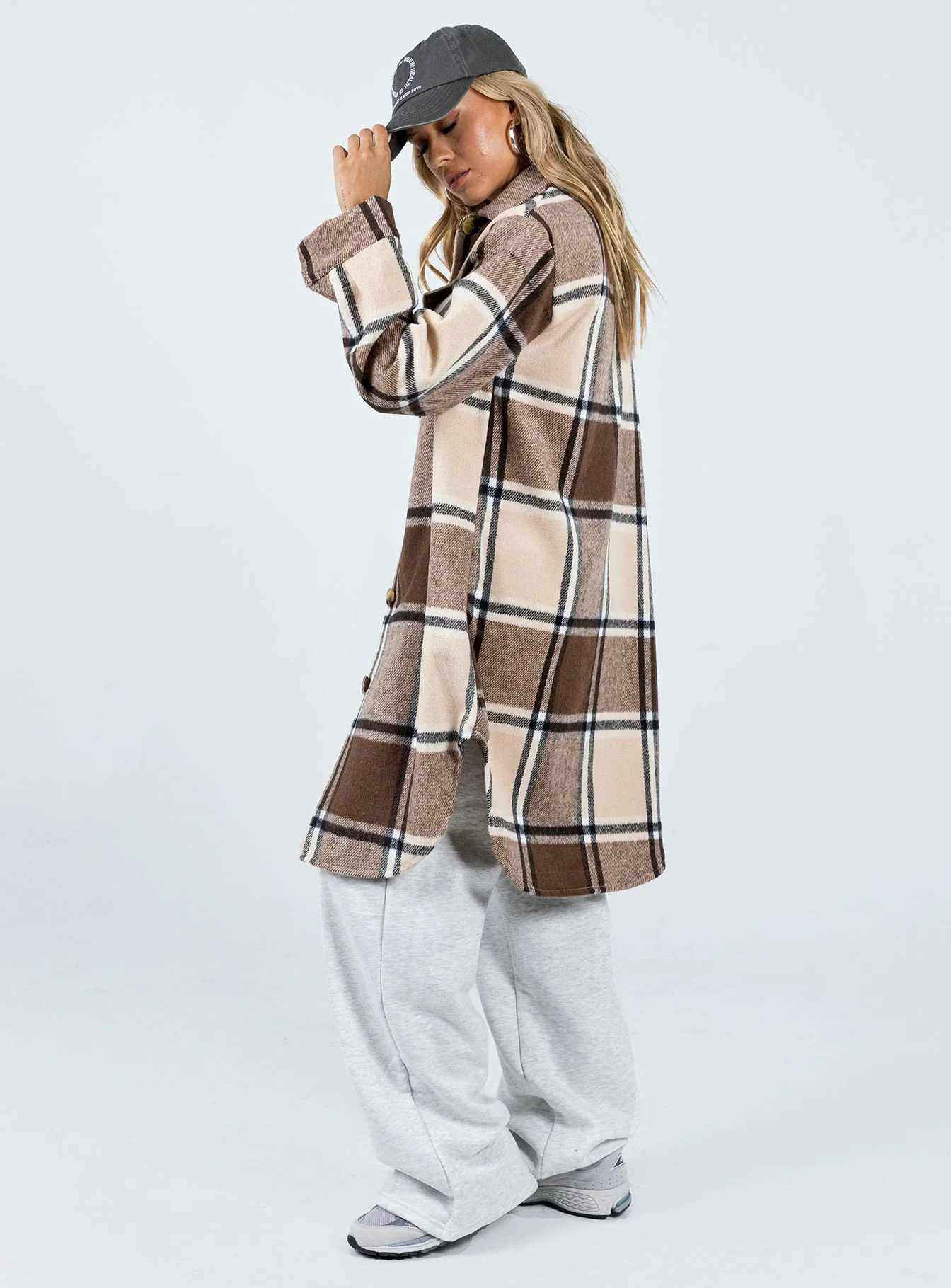 Canon Coat Beige Check
