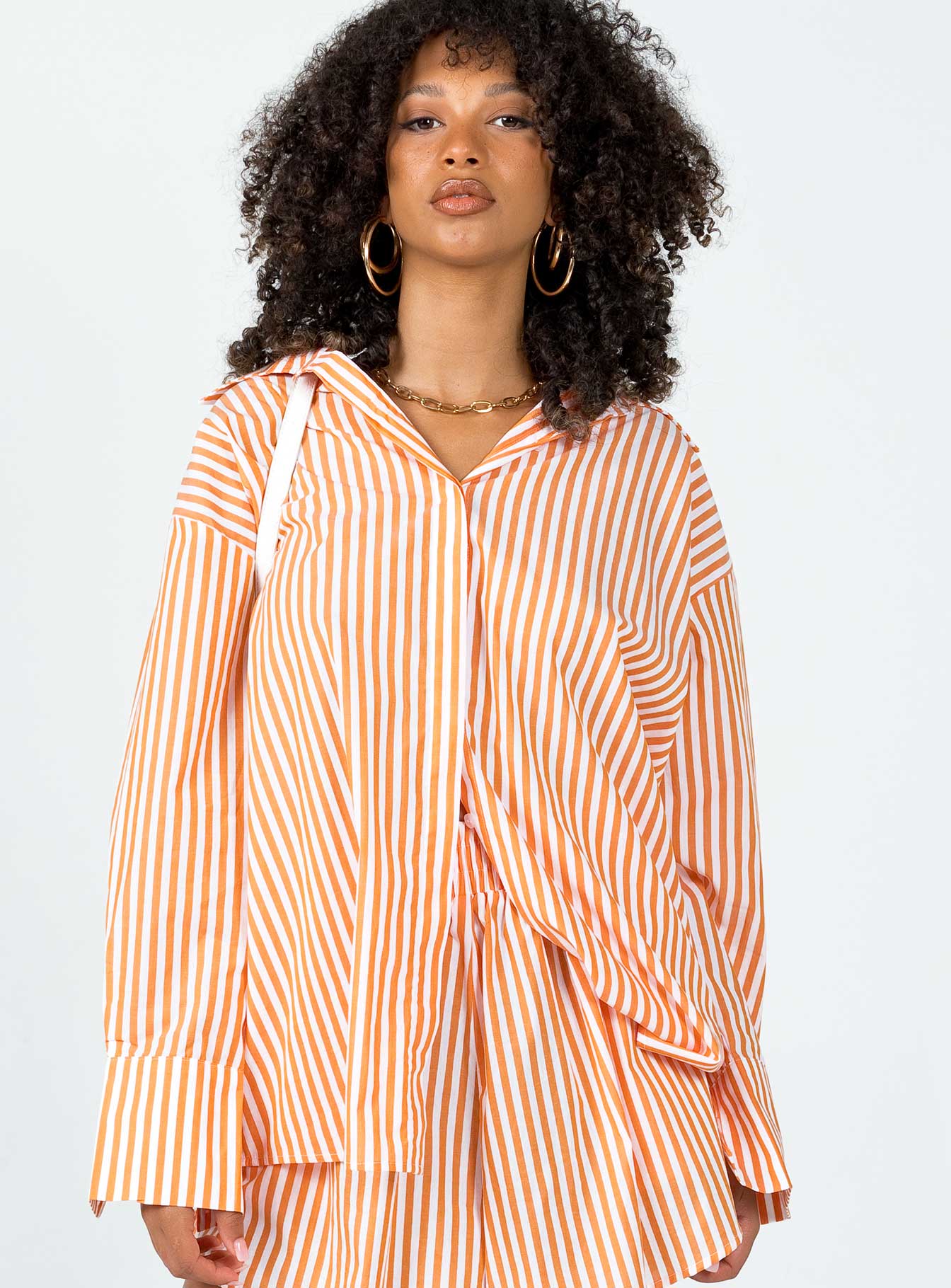 Boyfriend Shirt Orange