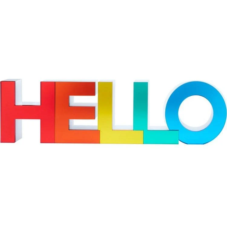 Wall Decor Rainbow Sign