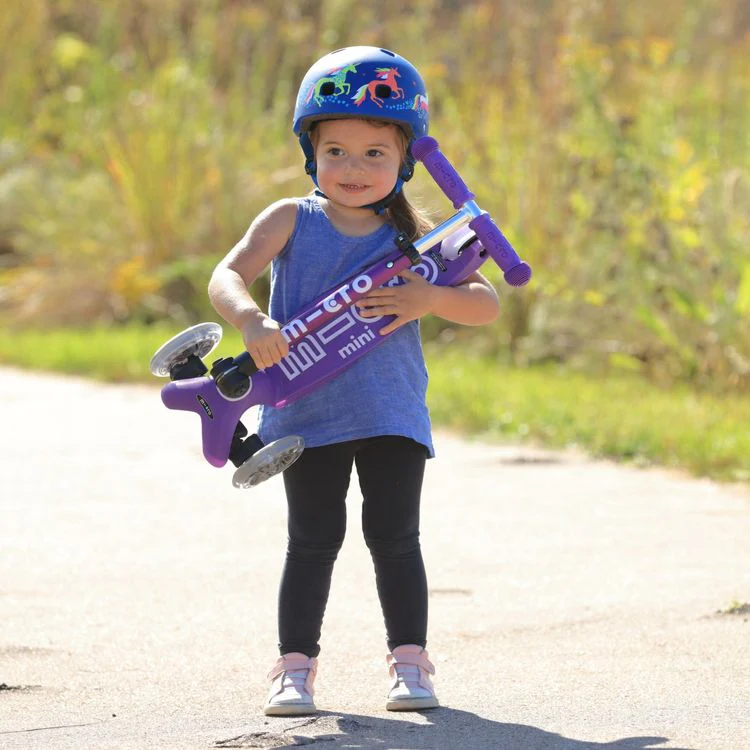 Foldable Mini Scooter Purple